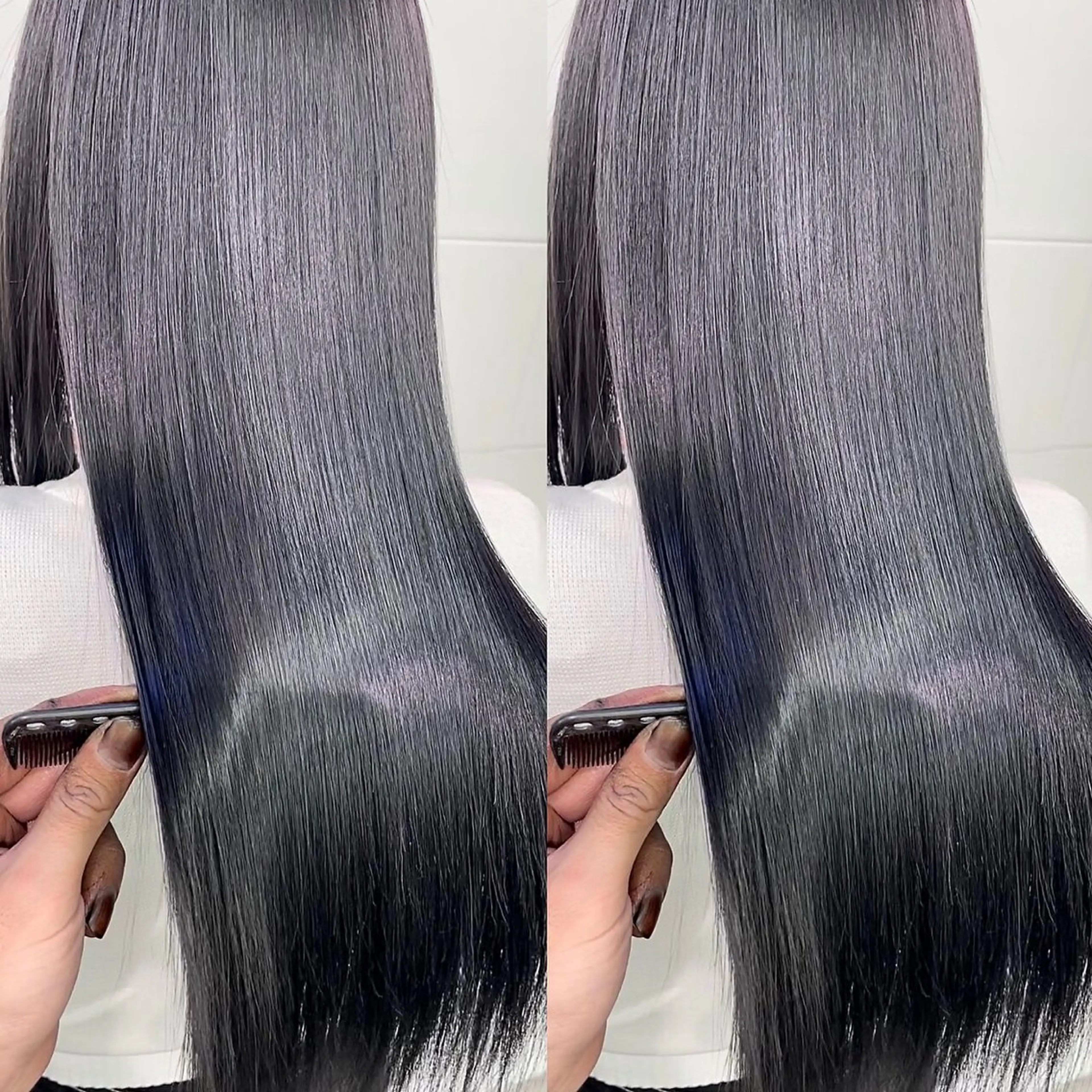 ★当店イチオシ★【カット＋ケアカラー＋髪質改善ケラチントリートメント】の写真