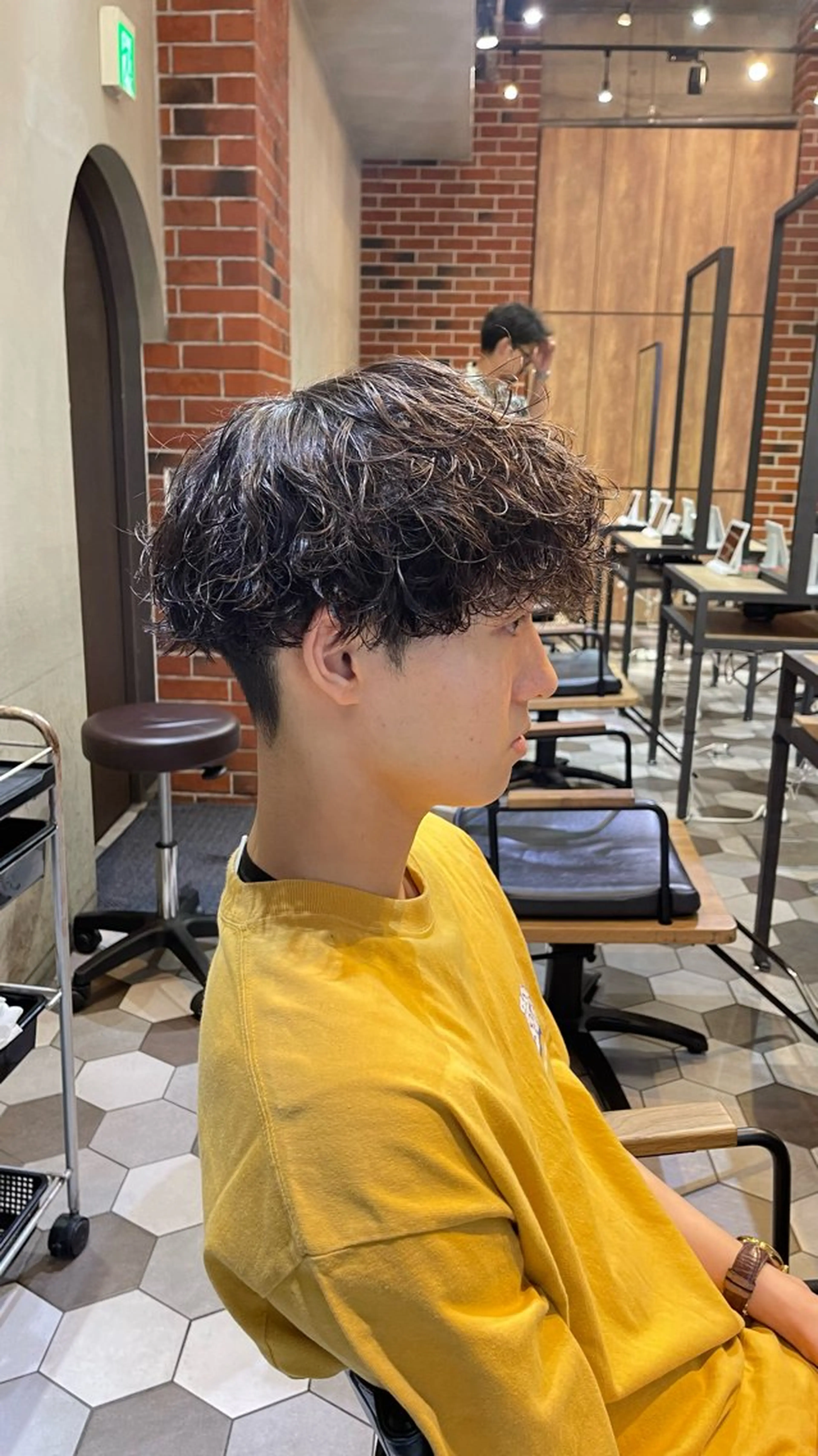 パーマ メンズ カット パーマ 大人男子の メンズパーマのヘアスタイル