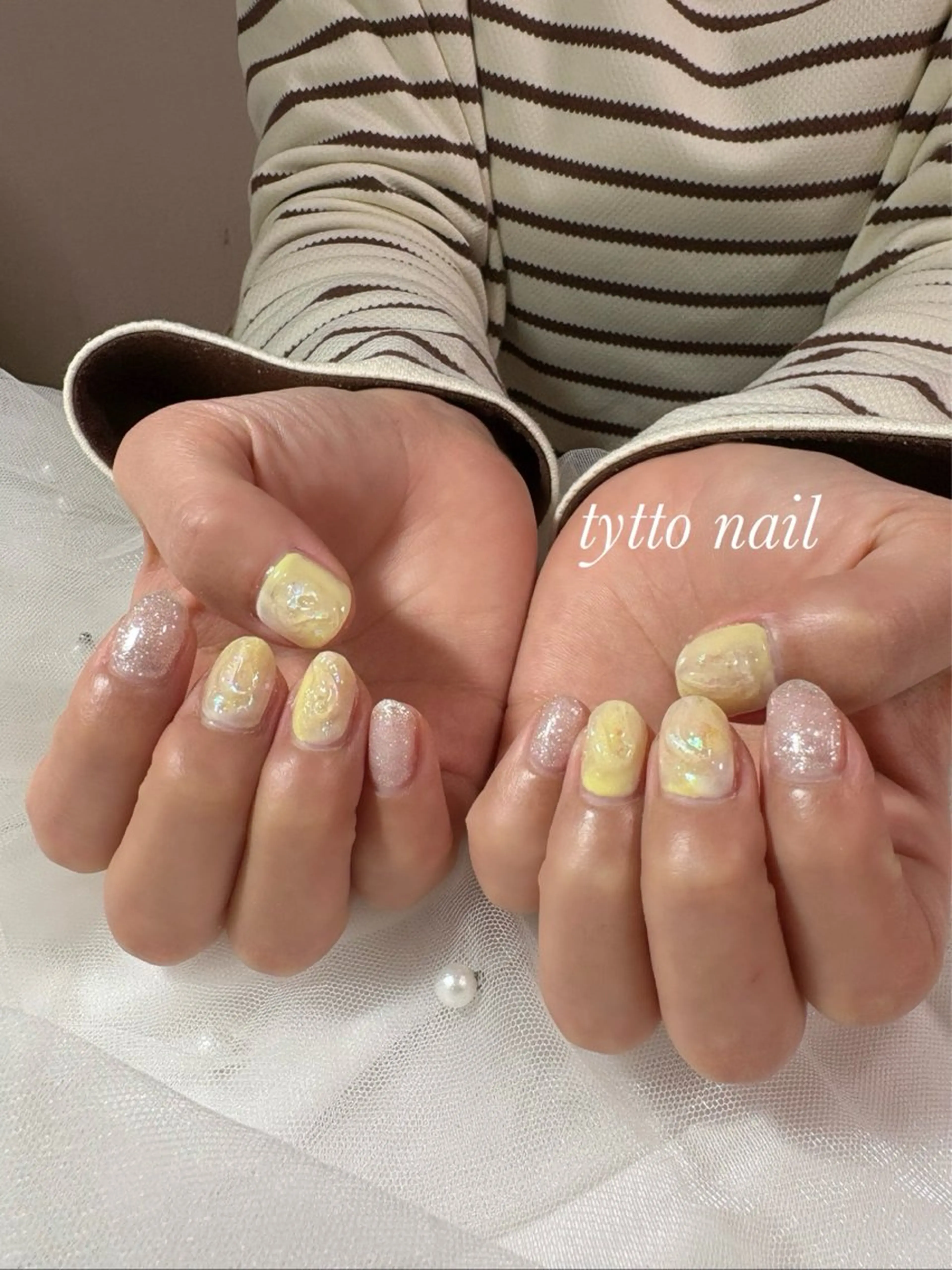 ネイル ガーリー 韓国ネイル ニュアンスネイル ワンカラーネイル ショートネイル ハンドネイル tytto nail ❤︎‪‪eri‪‪のネイルデザイン