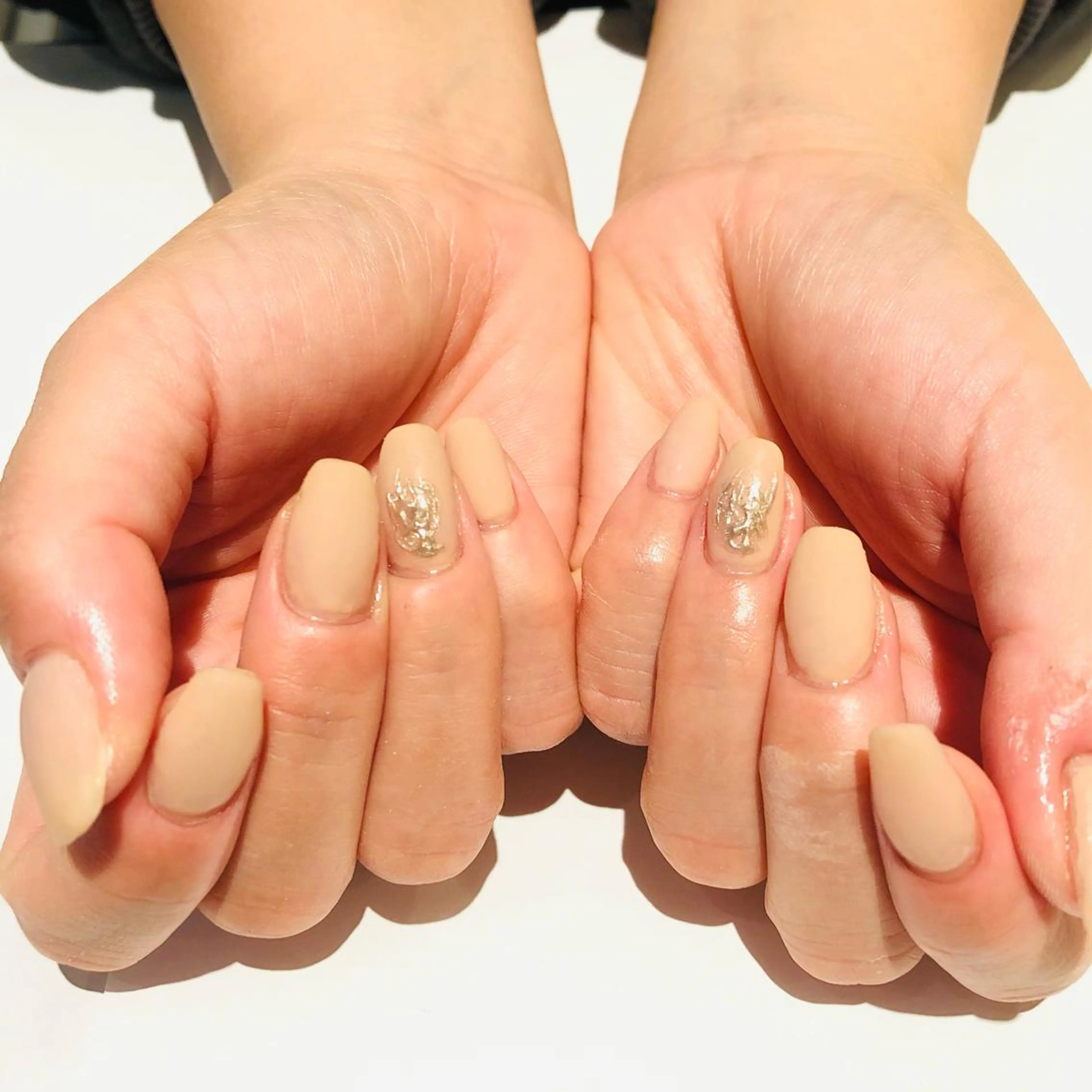 ネイル マットネイル ミラーネイル ハンドネイル 大阪福島韓国束感まつ げ Sayaka🤍のマツエク・マツパデザイン