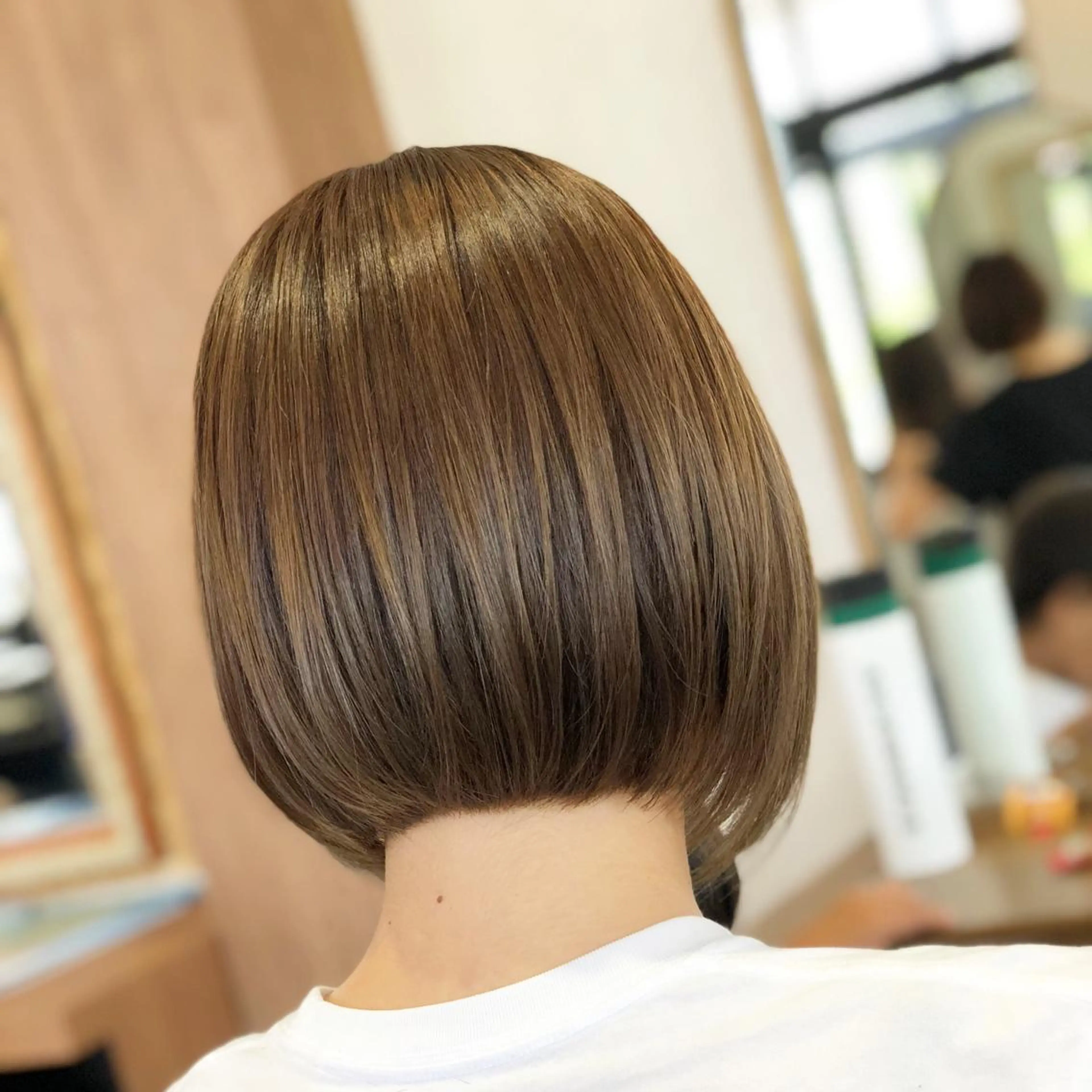 ショート ボブ カット トリートメント ヘアーサロン アルカンシエルのヘアスタイル
