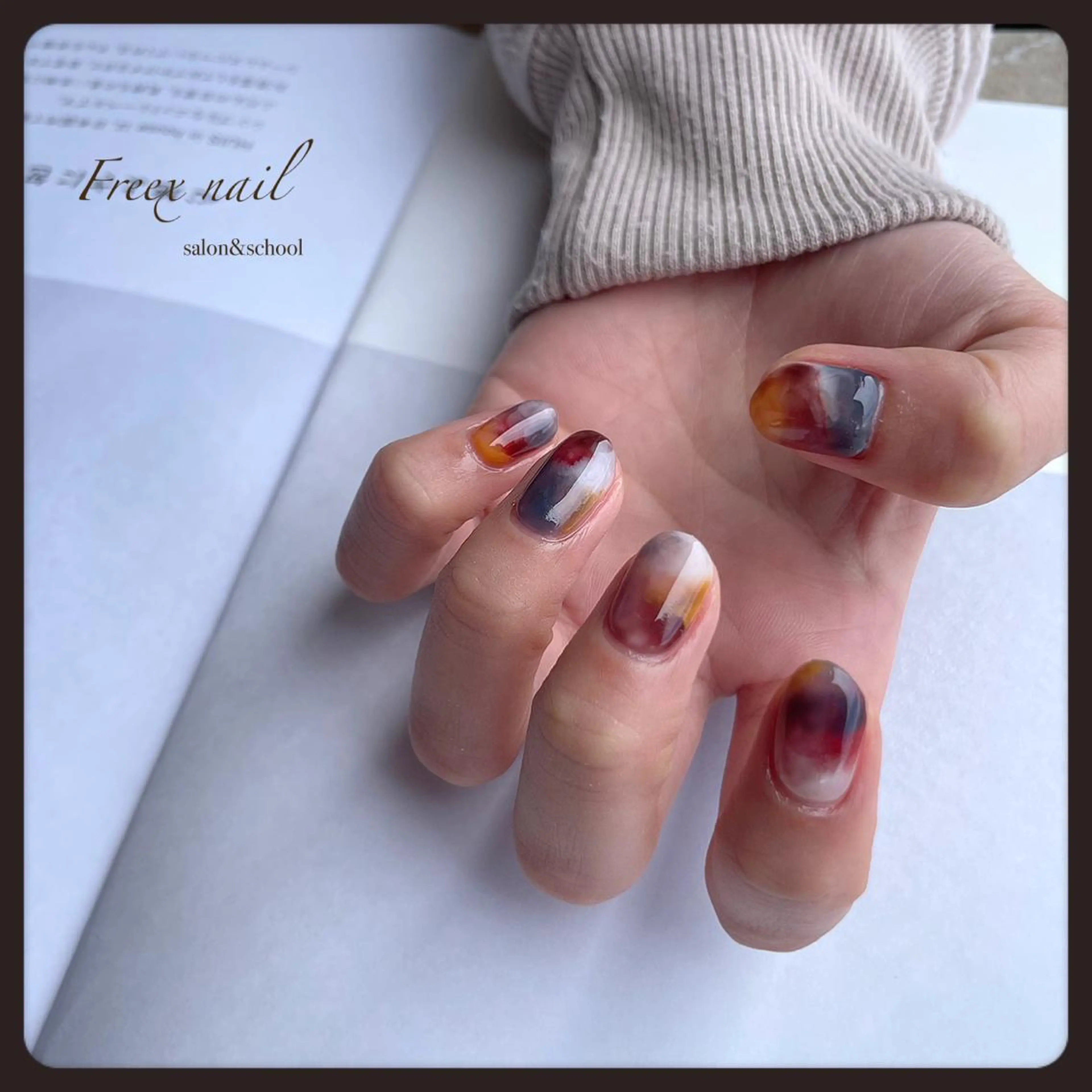 ネイル ニュアンスネイル ハンドネイル ハンドケア freex nail /ニュアンス/個性派のネイルデザイン