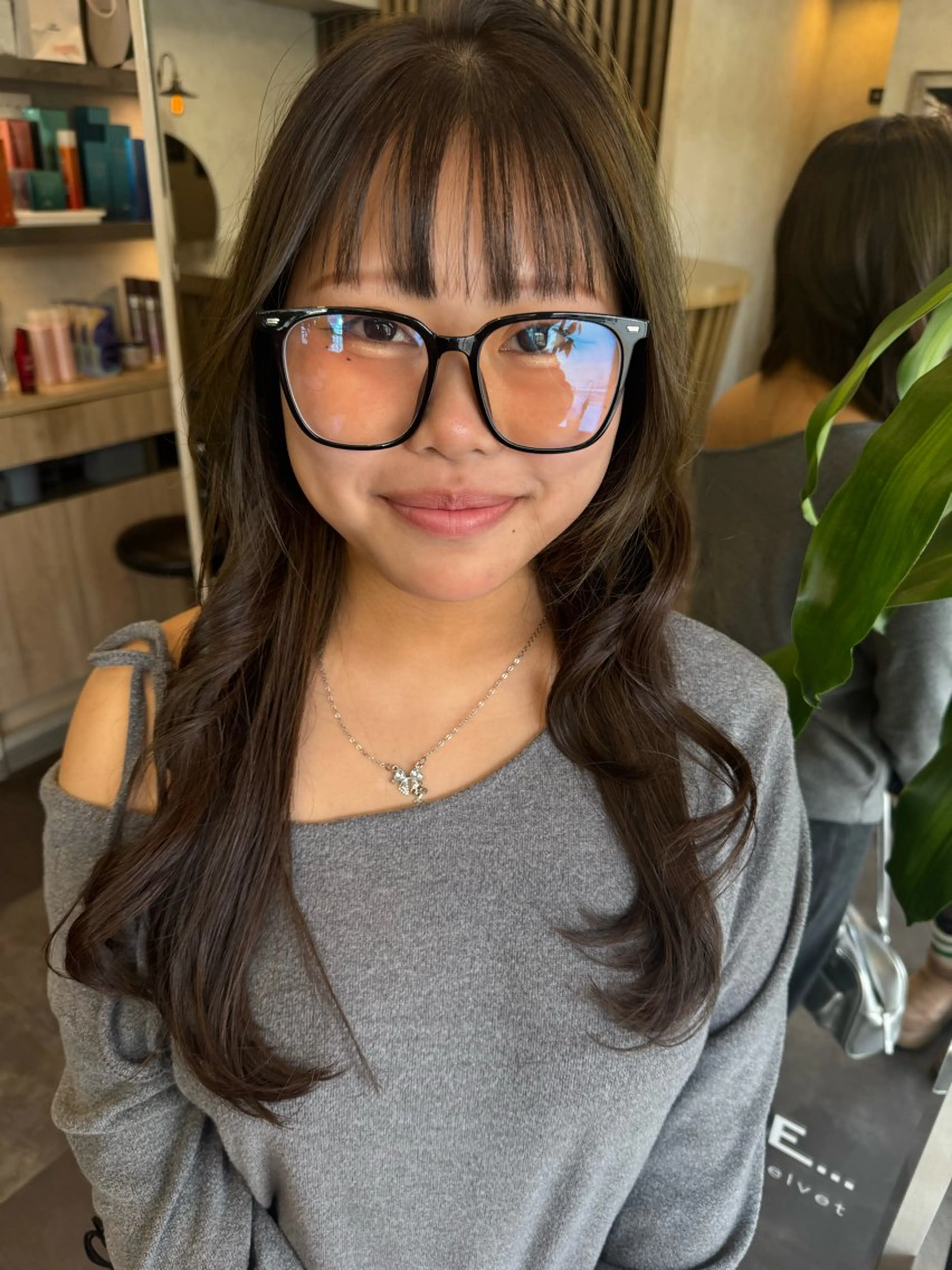 カラー イブ/ 髪質改善 カラー/縮毛矯正のヘアスタイル