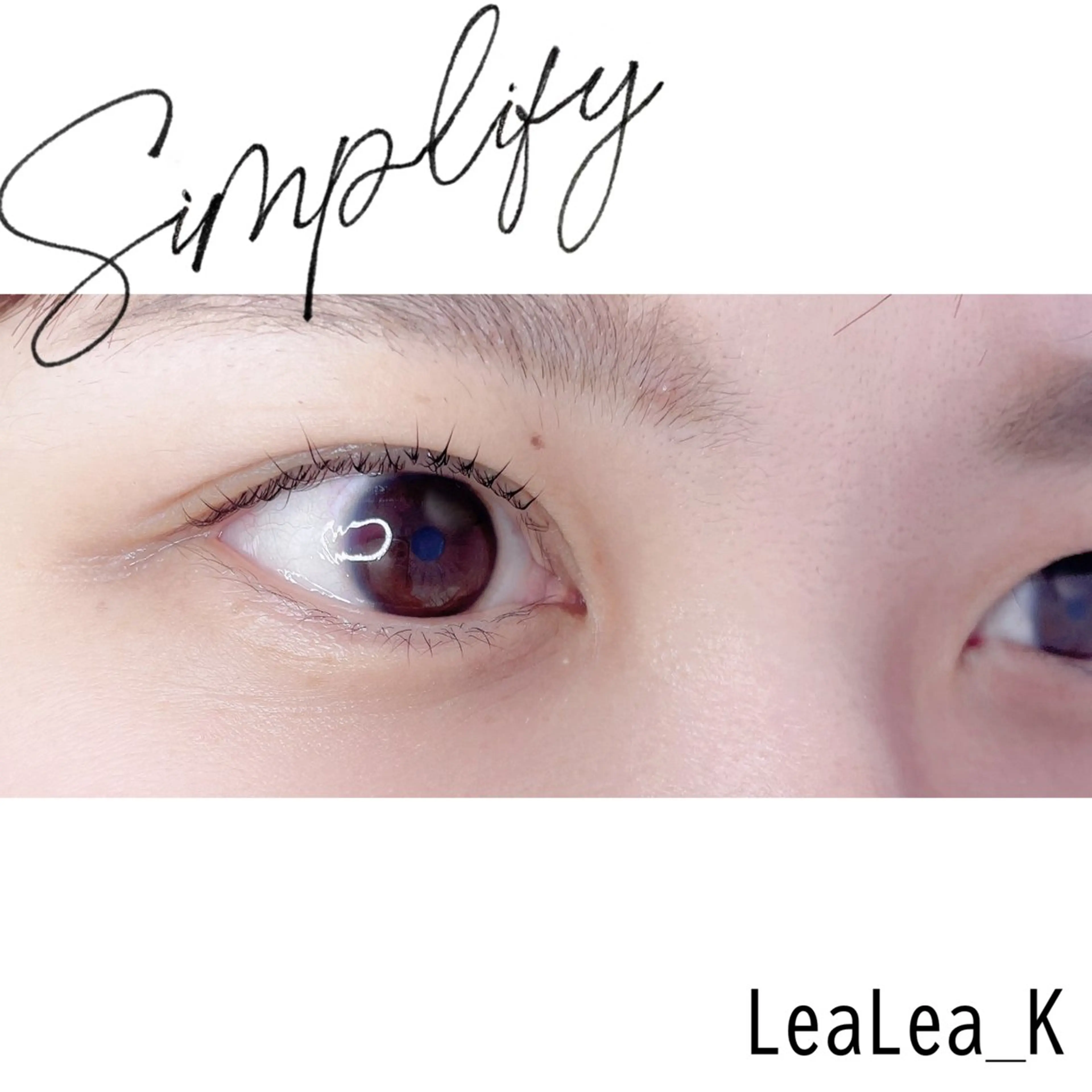 マツエク・マツパ 一重×まつ毛パーマ LeaLea_K MIZUKIのマツエク・マツパデザイン