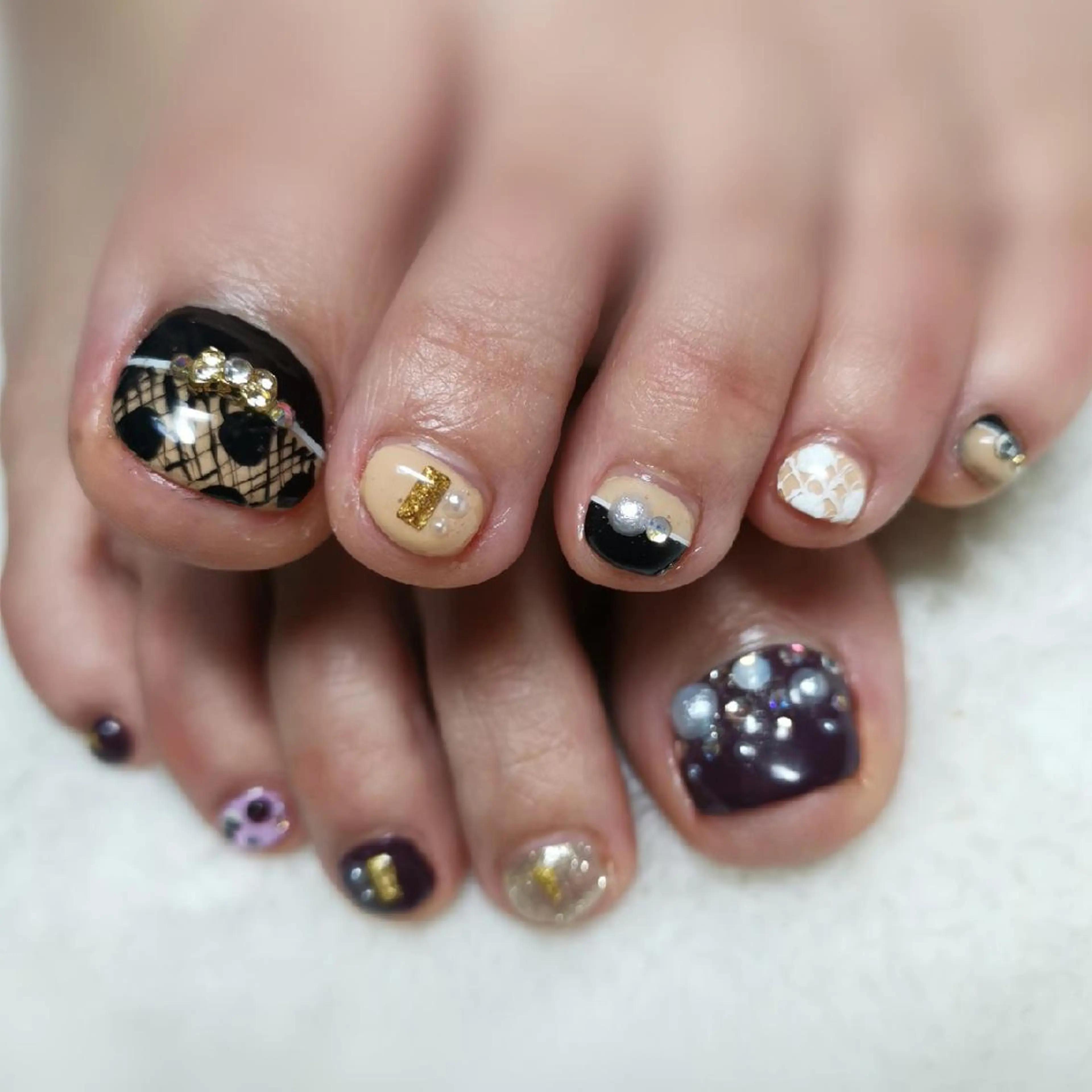 ネイル 持ち込み フットネイル reve あやののネイルデザイン