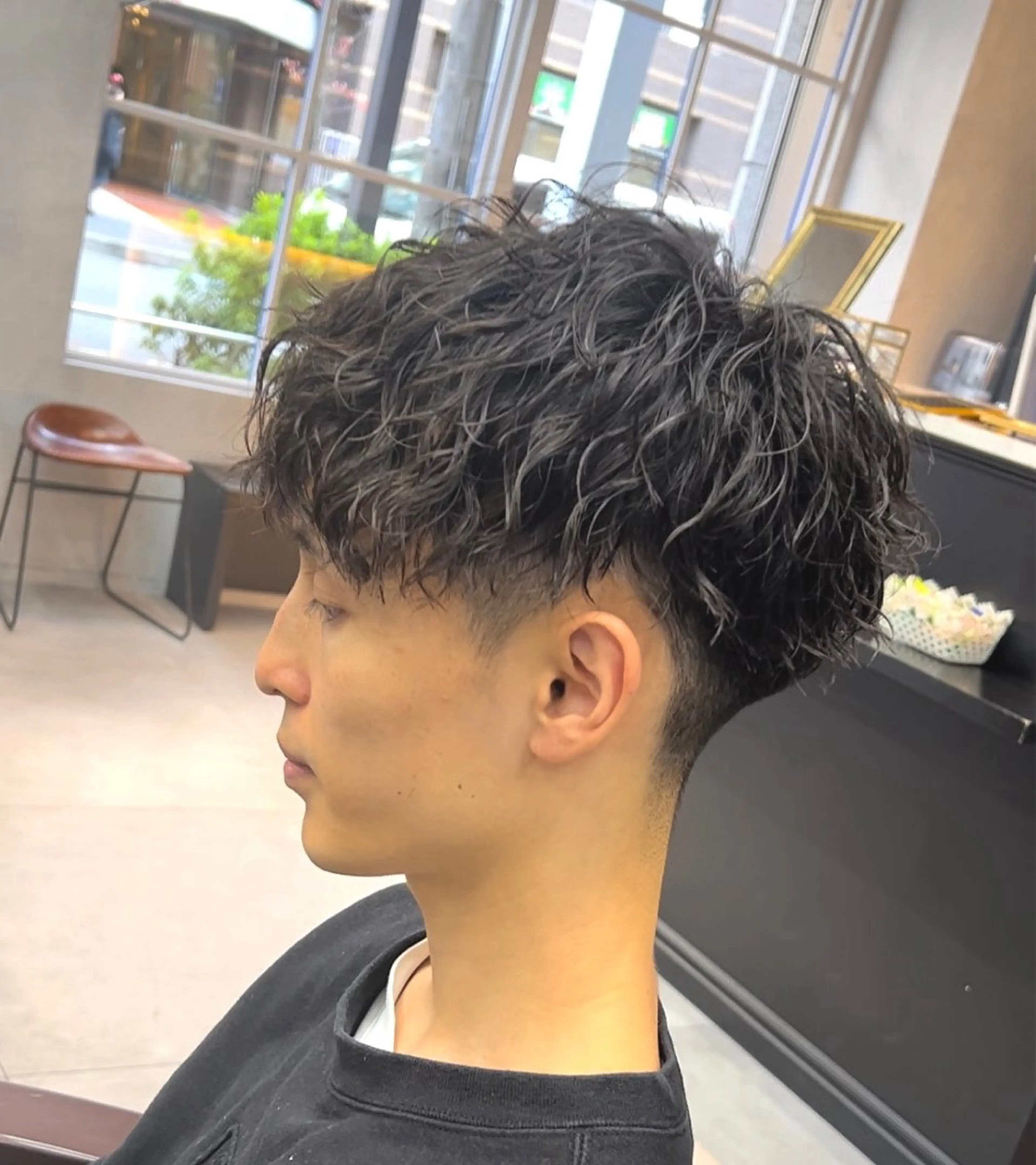 ショート パーマ メンズ 🦩パーマン🦩佐藤 航太のヘアスタイル
