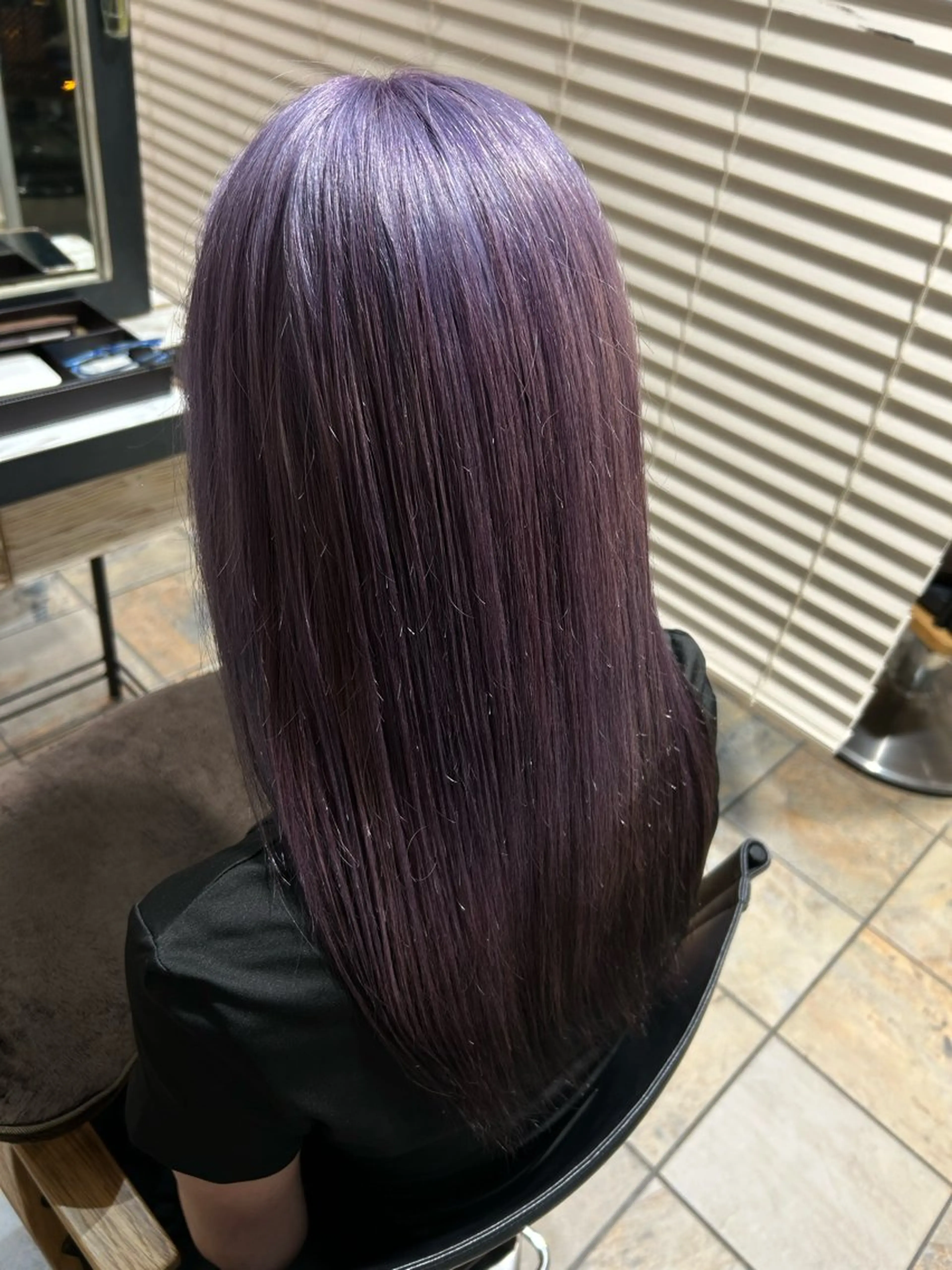 カラー 黒髪 ブリーチ デザインカラー 新宿/髪質改善/ 艶カラー/koikiのヘアスタイル