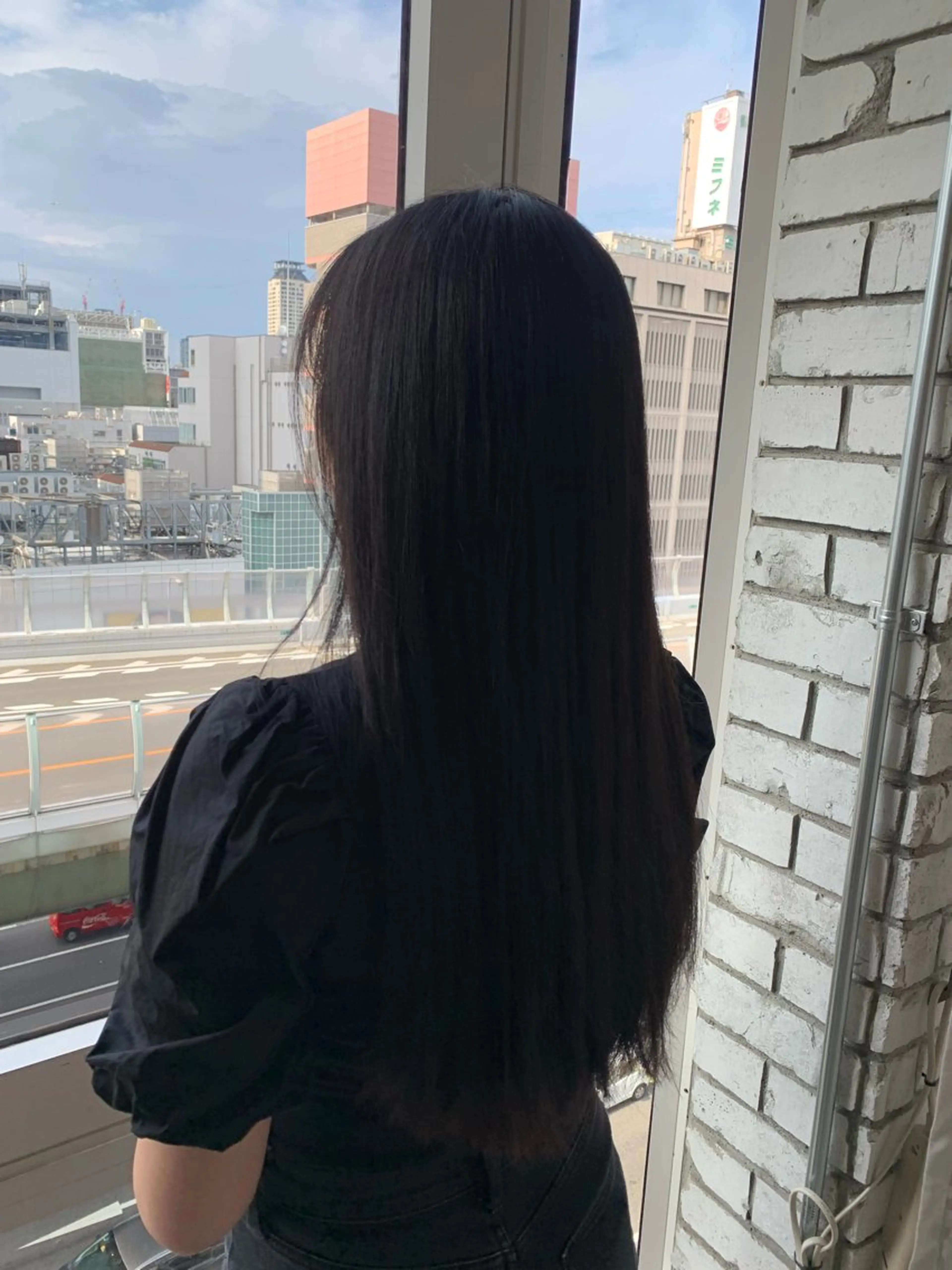 セミロング ヘアカラー トリートメント 🌶F-CODE RINA🌶のヘアスタイル