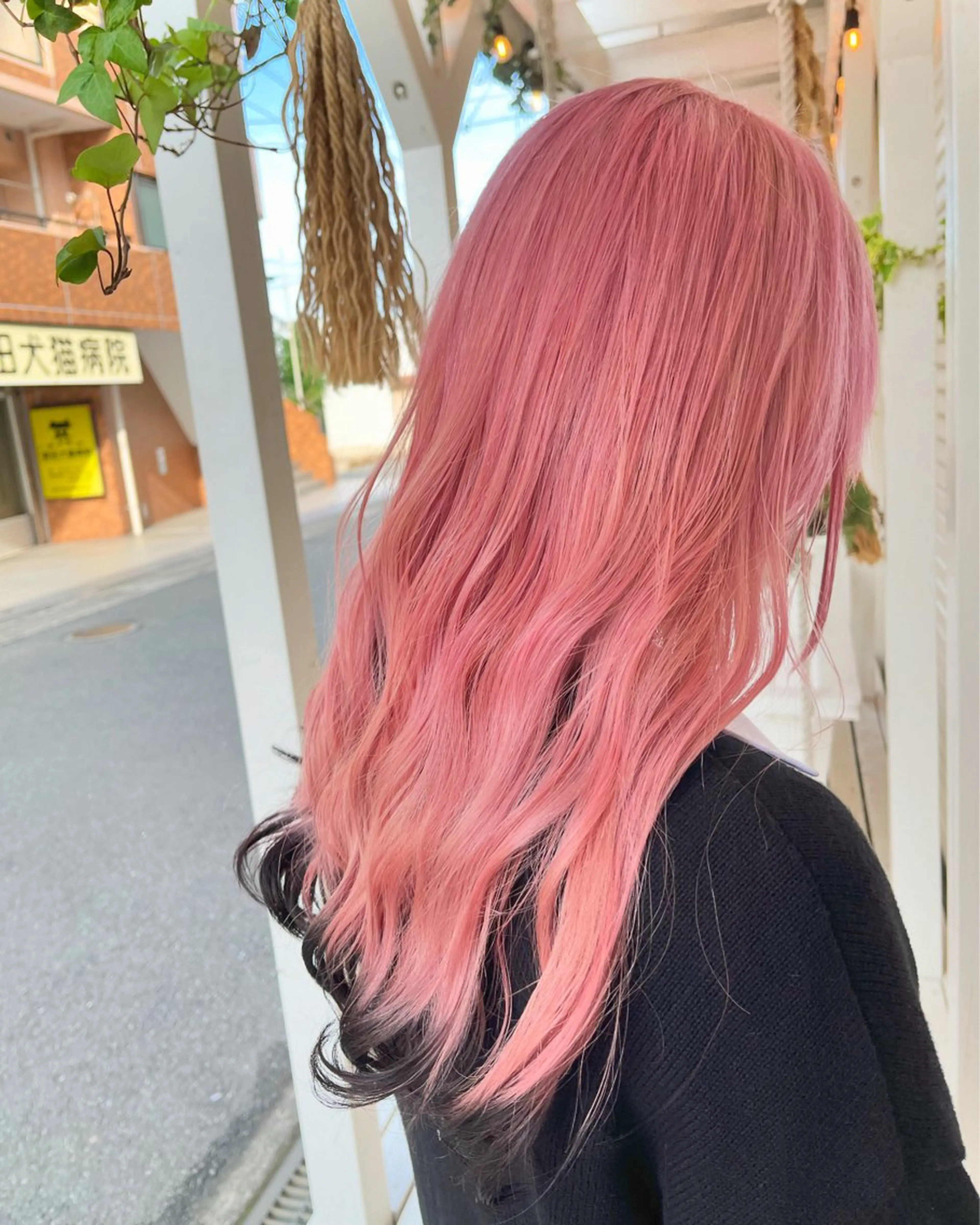 セミロング カラー ブリーチ 髪質改善/ハイトーン カラー/久保田彰のヘアスタイル