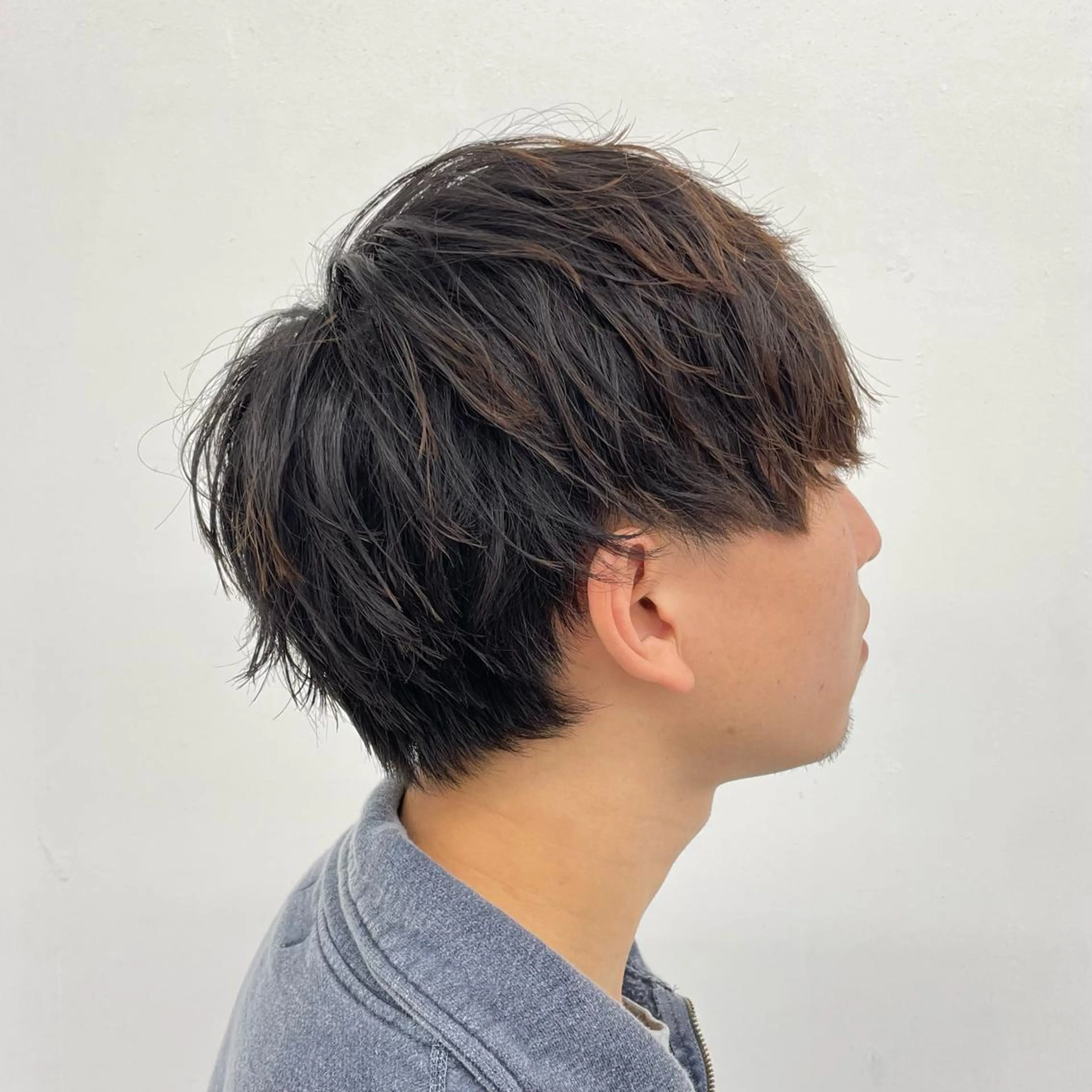 ミディアム パーマ メンズ 【柏メンズパーマ職人 】店長　KAZUMAのヘアスタイル