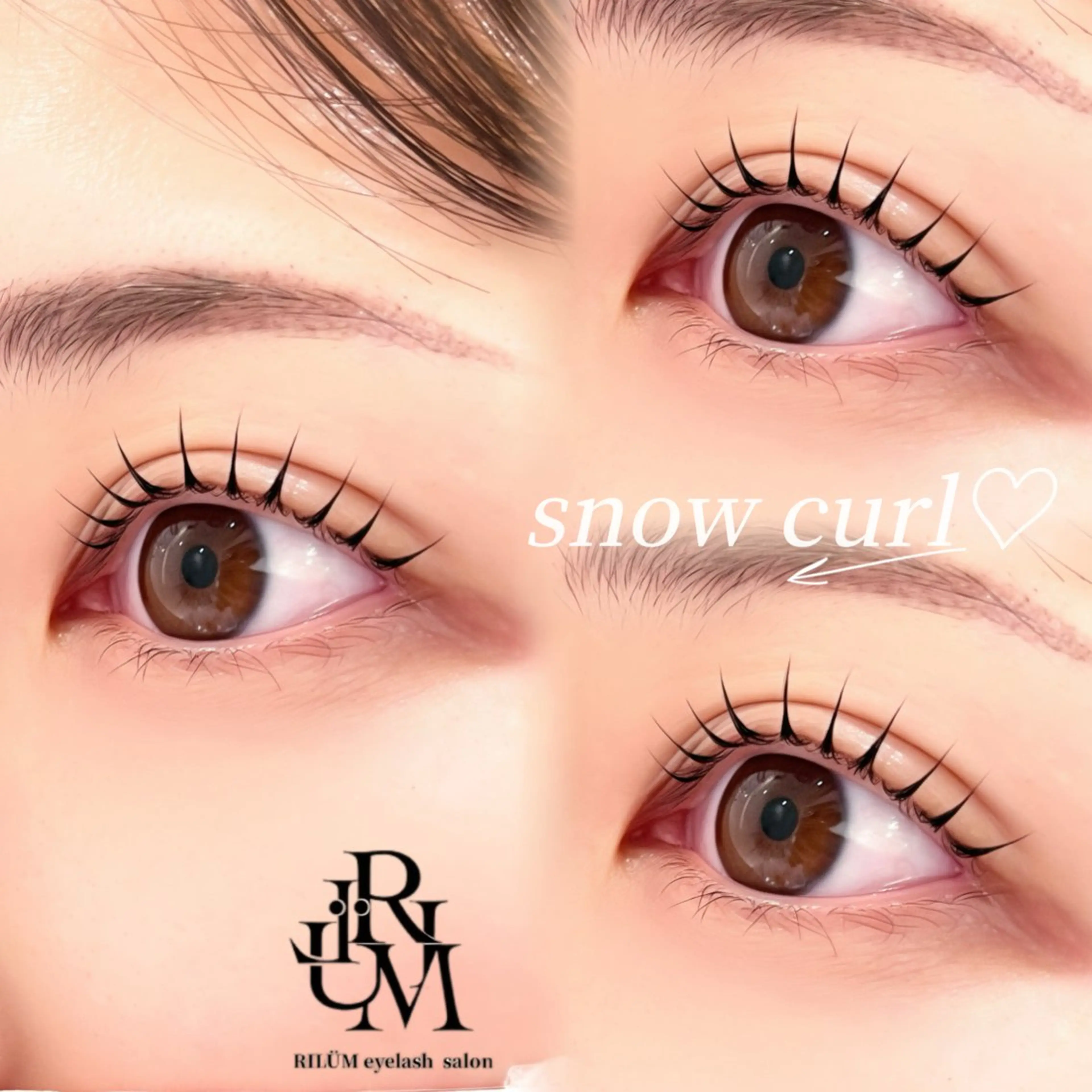 マツエク・マツパ 韓国風マツエク パリジェンヌラッシュリフト まつげパーマ 一重×まつ毛パーマ 🫧RUMI 🫧のマツエク・マツパデザイン