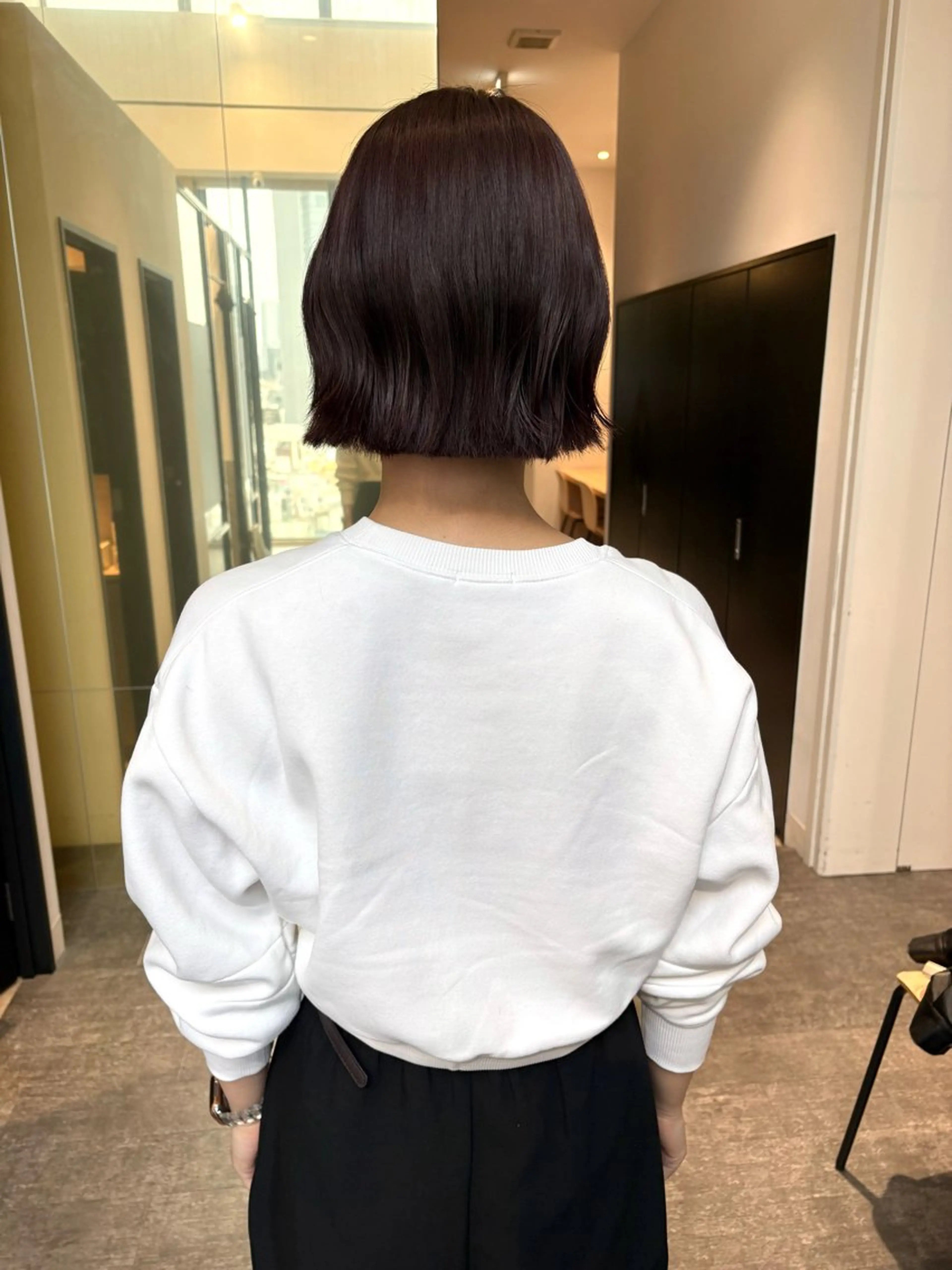 ショート カラー 透明感カラー カット ヘアカラー mao ｜ 柔らか艶カラー🫧のヘアスタイル