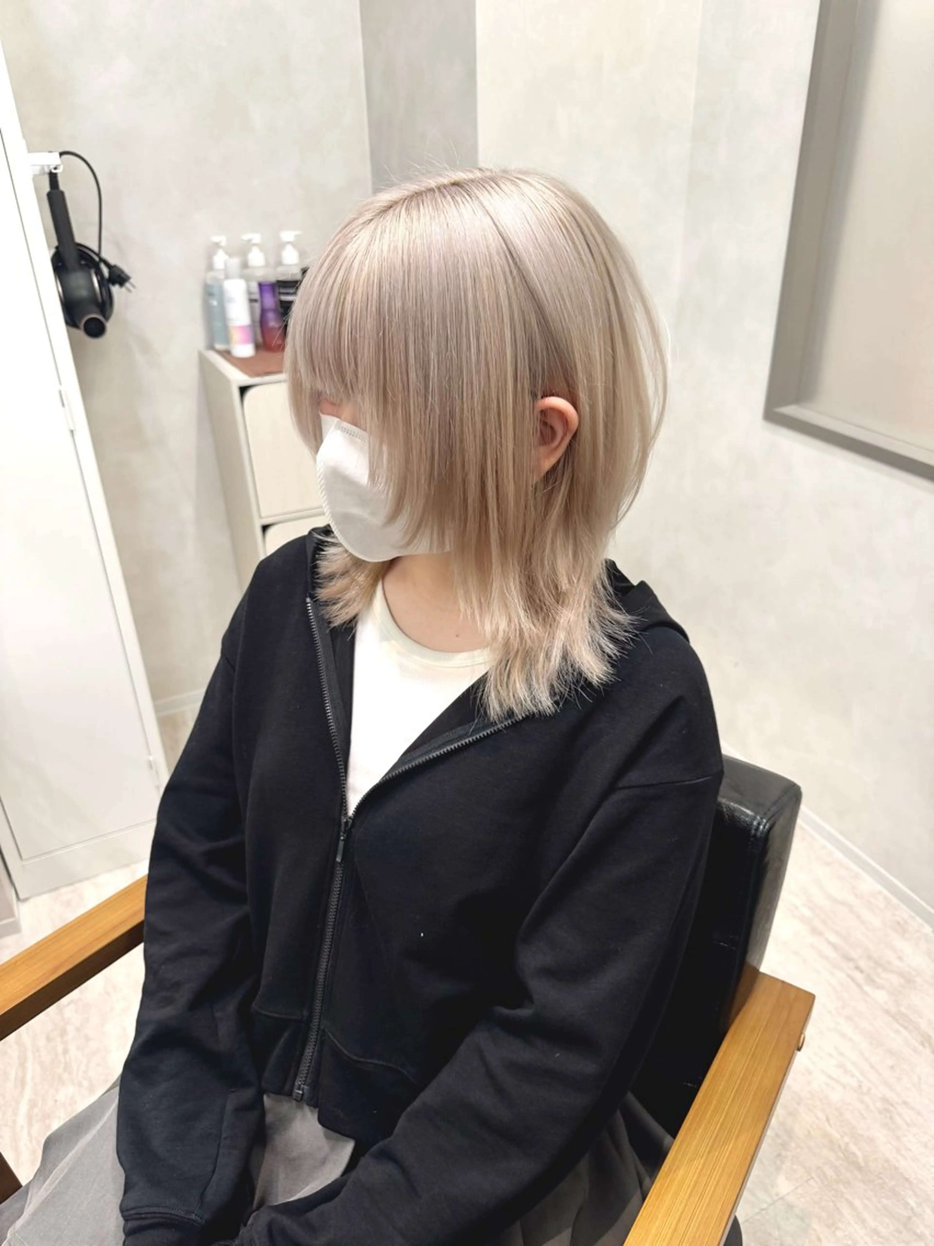 ミディアム カラー ヘアカラー トリートメント S.BLOOM 川崎 翔哉のヘアスタイル