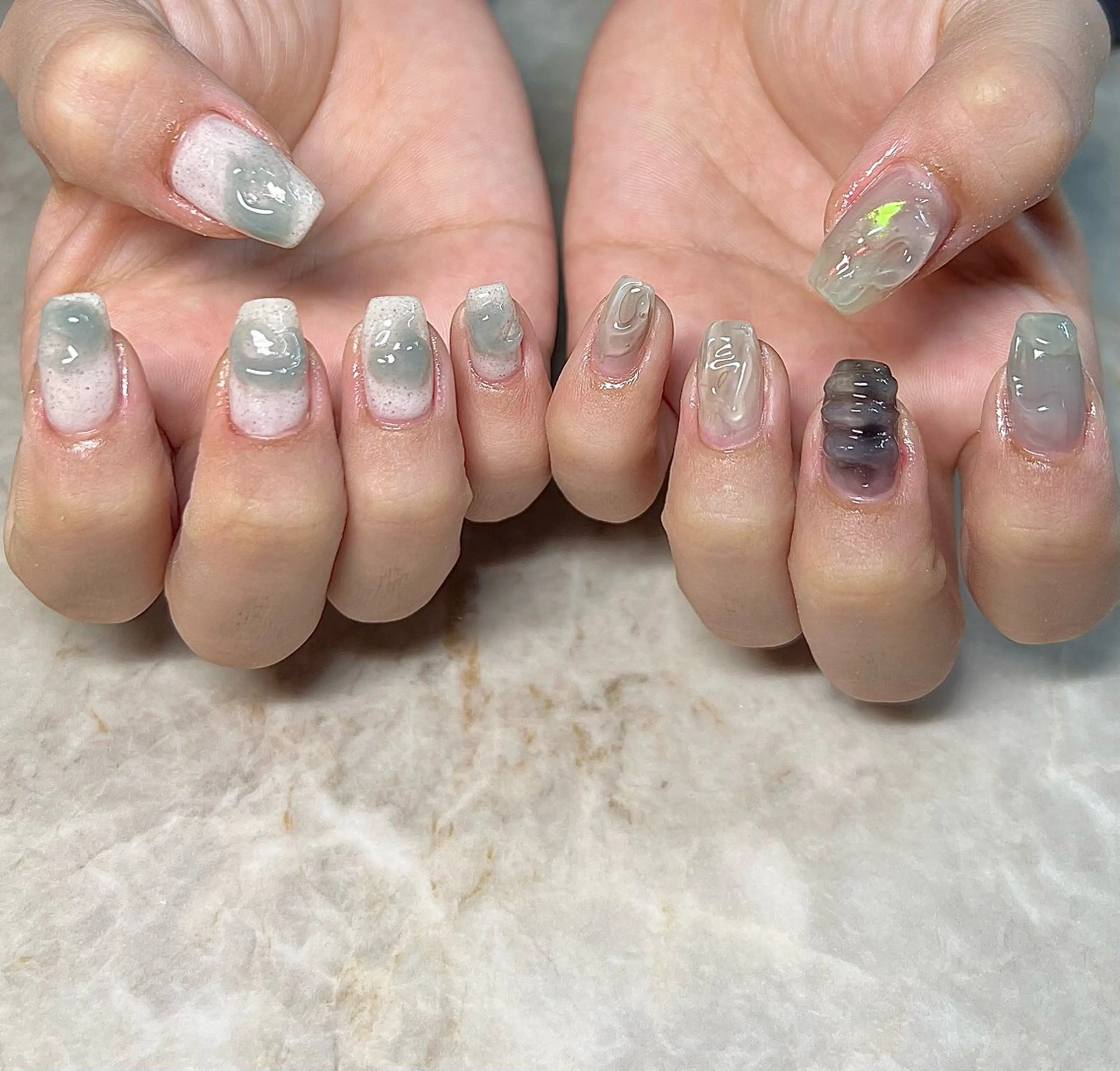 ネイル ハンドネイル 鶴田୨ৎmaison de NALIのネイルデザイン