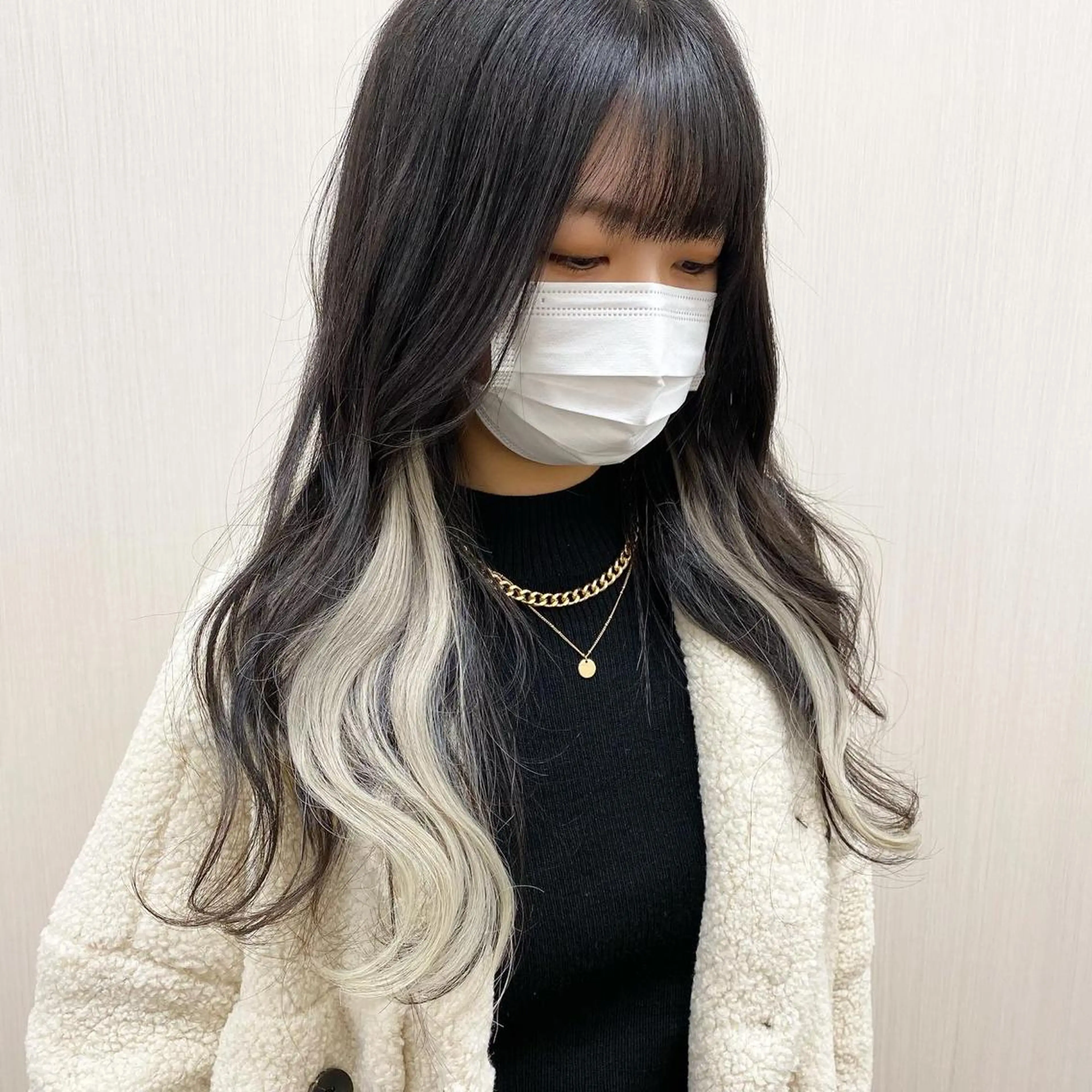 ロング カラー エクステ あさだ しゅうたろうのヘアスタイル