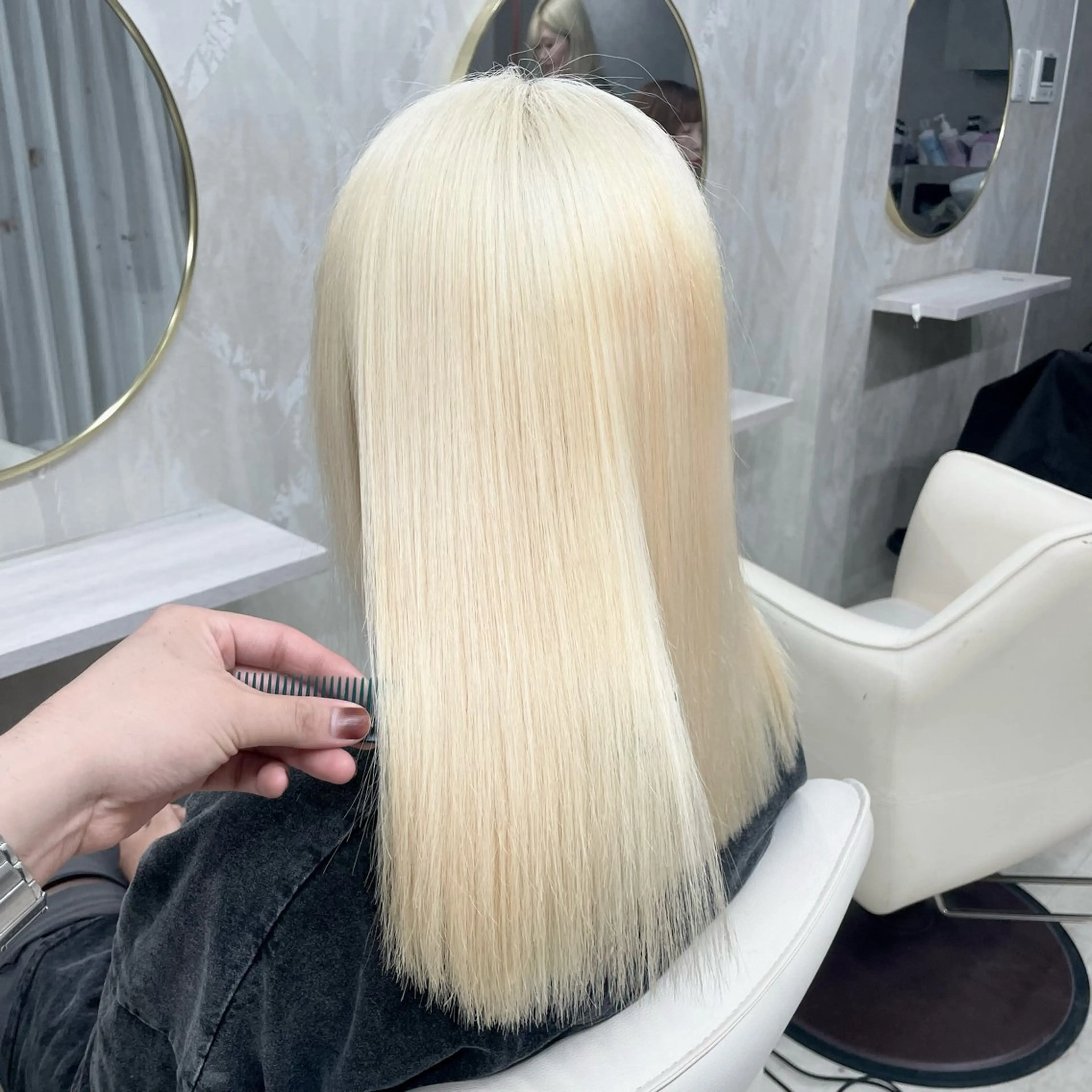 ロング ヘアカラー トリートメント 🌟ハイトーン/ボブ /RYOJU🌟のヘアスタイル