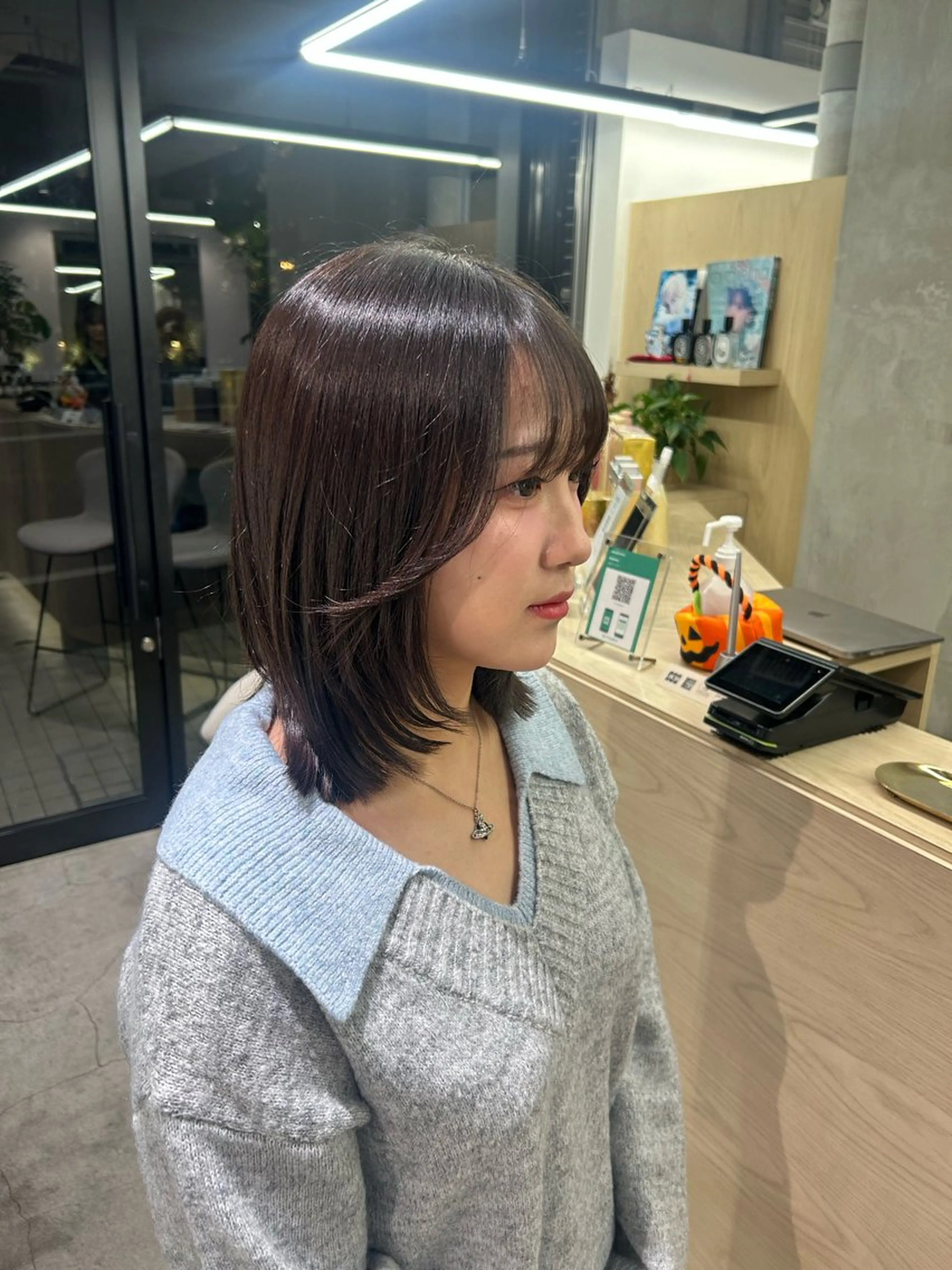 ミディアム ボブ 長めボブ 結衣/ 無料カットモデル🎀のヘアスタイル