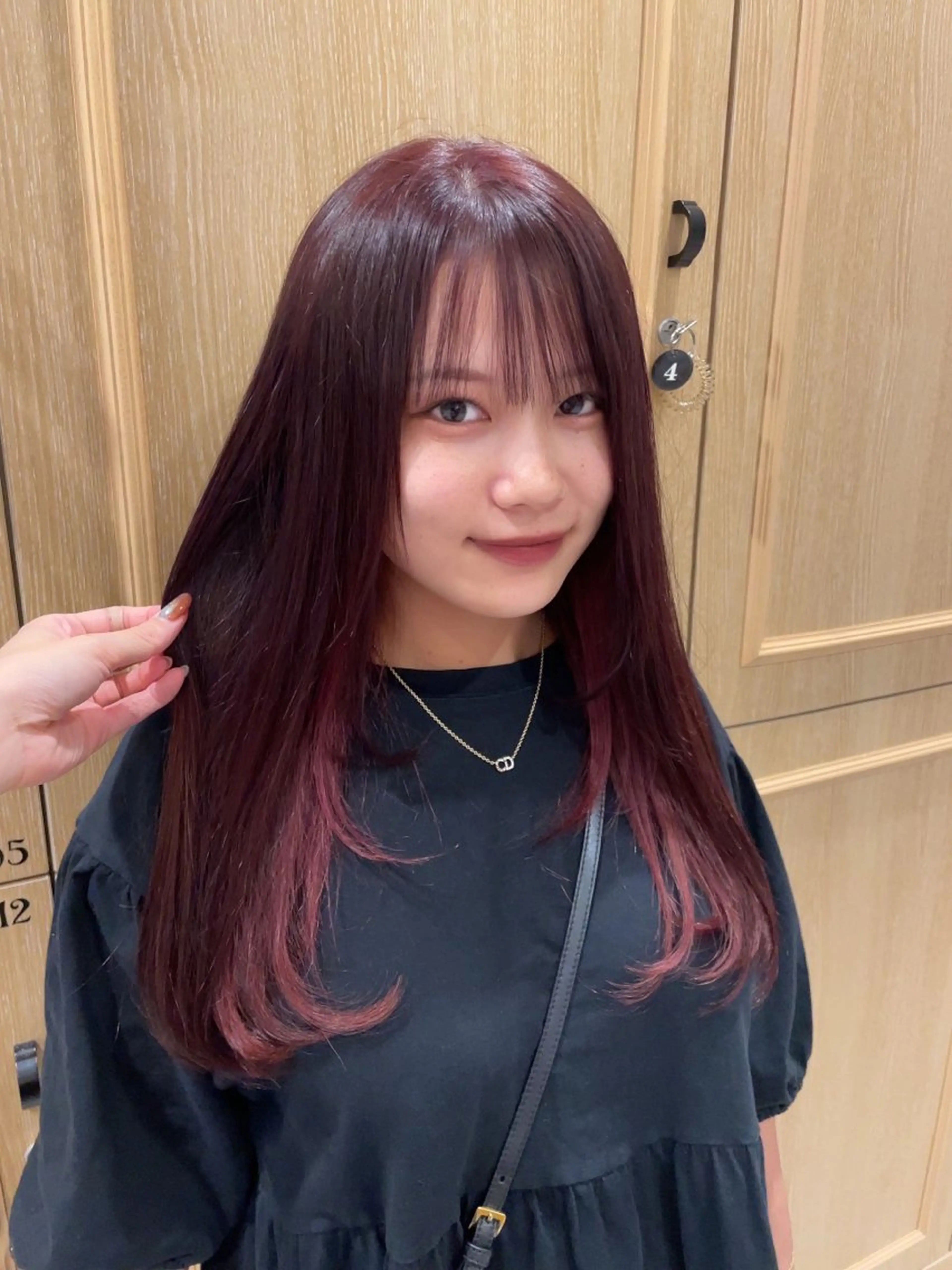 ロング カラー ヘアアレンジ🪽🎀 艶カラー/天王寺のヘアスタイル