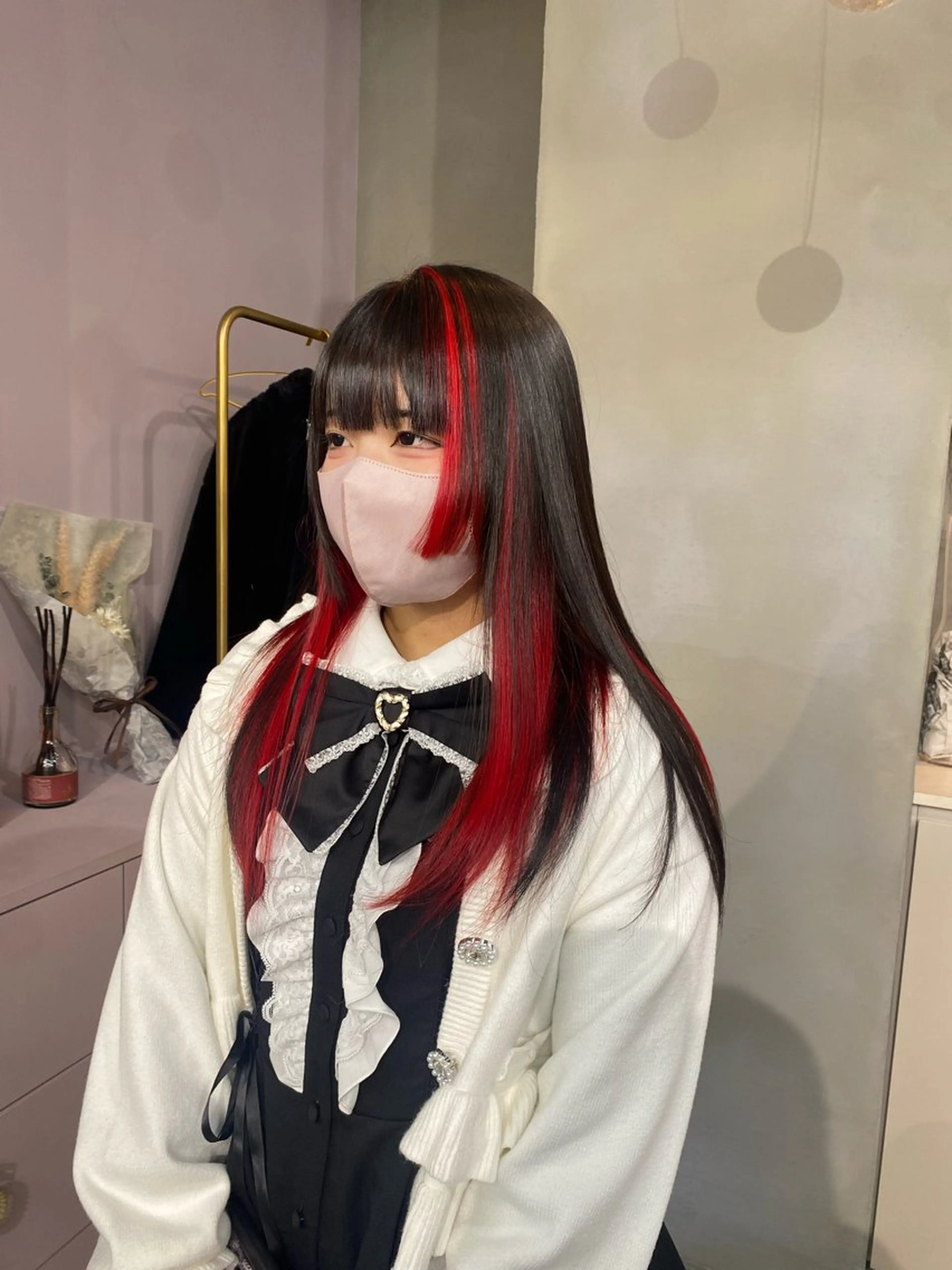 ロング カラー ヘアカラー 前橋 姫奈のヘアスタイル