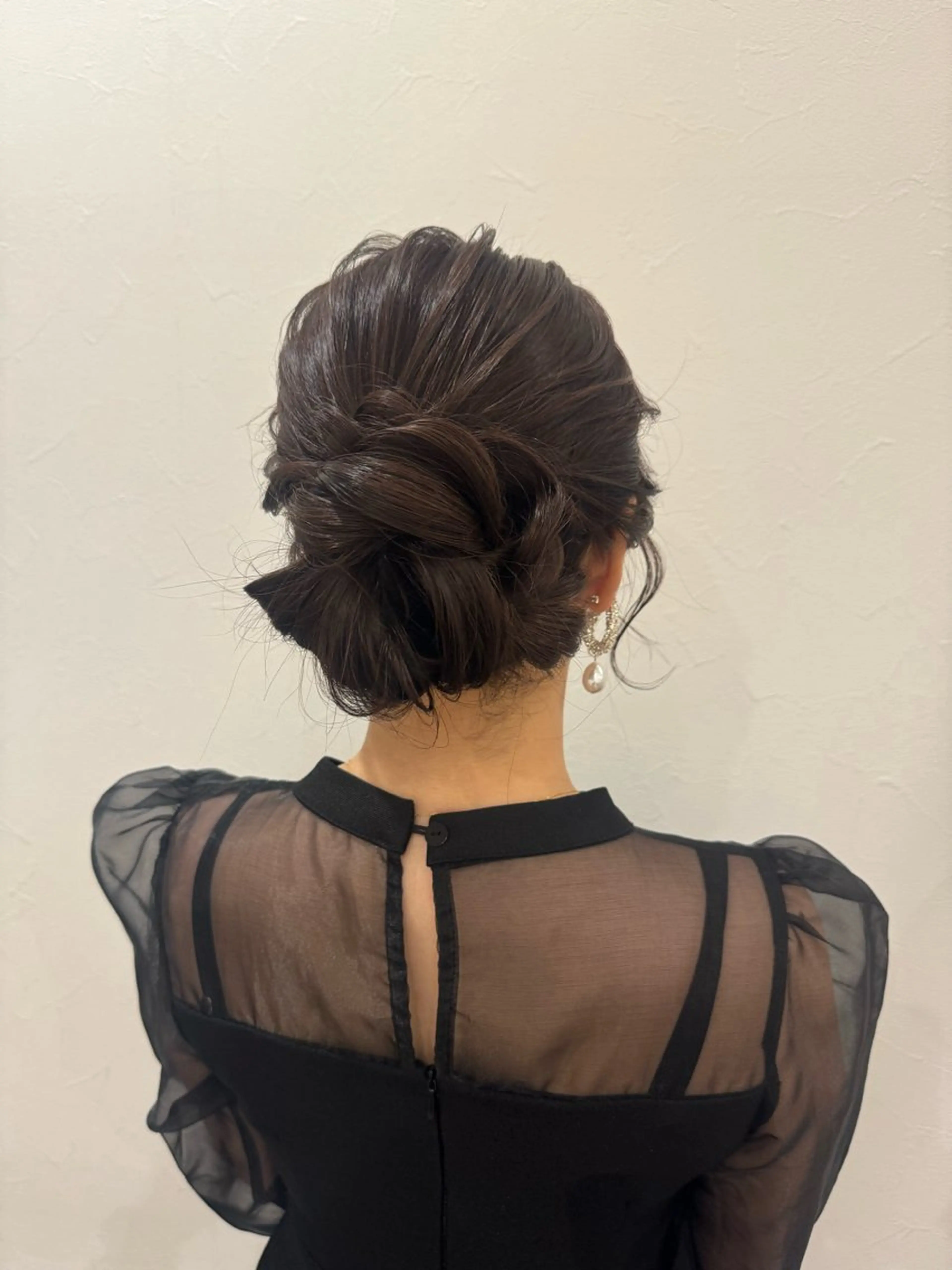 ロング ヘアアレンジ ヘアセット Mikazuki オーナーTeradaのマツエク・マツパデザイン