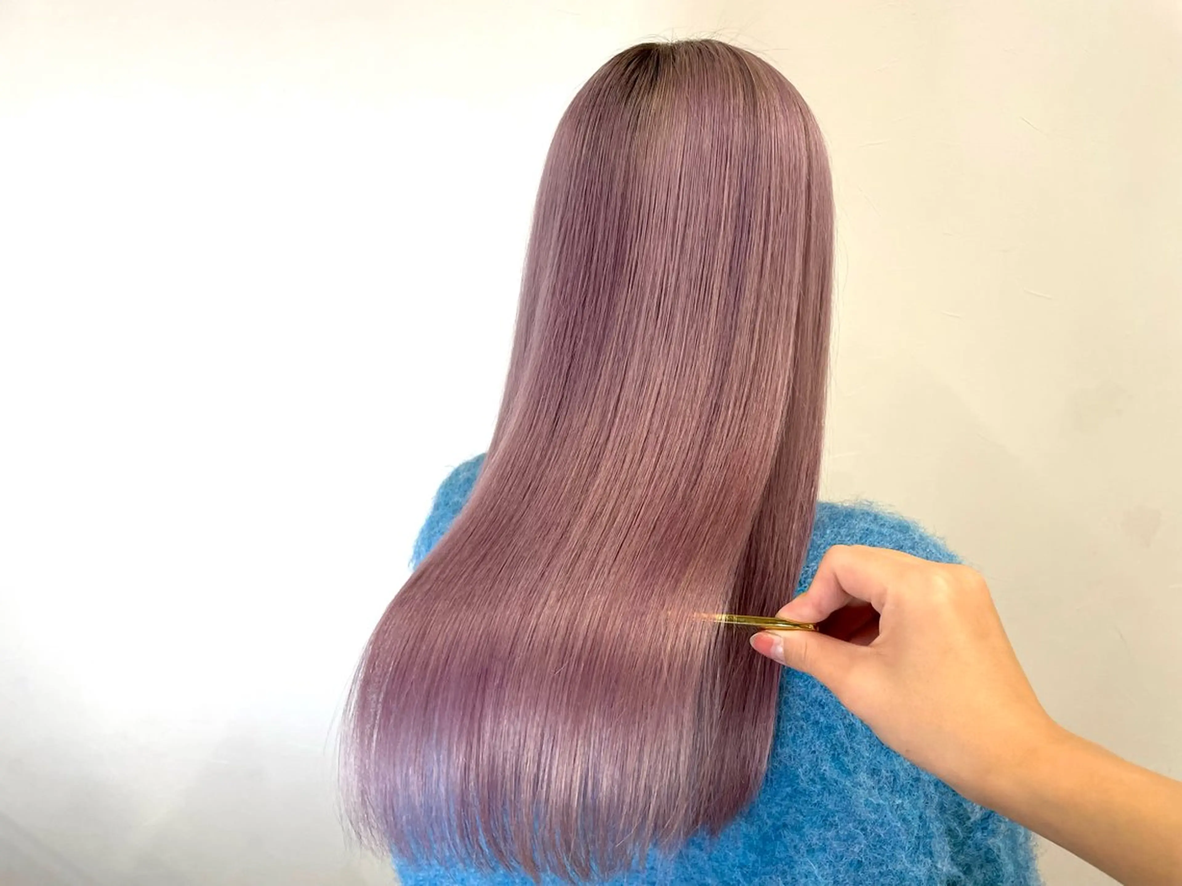 ロング カラー ︎🤎デザインカラー kayanoのヘアスタイル