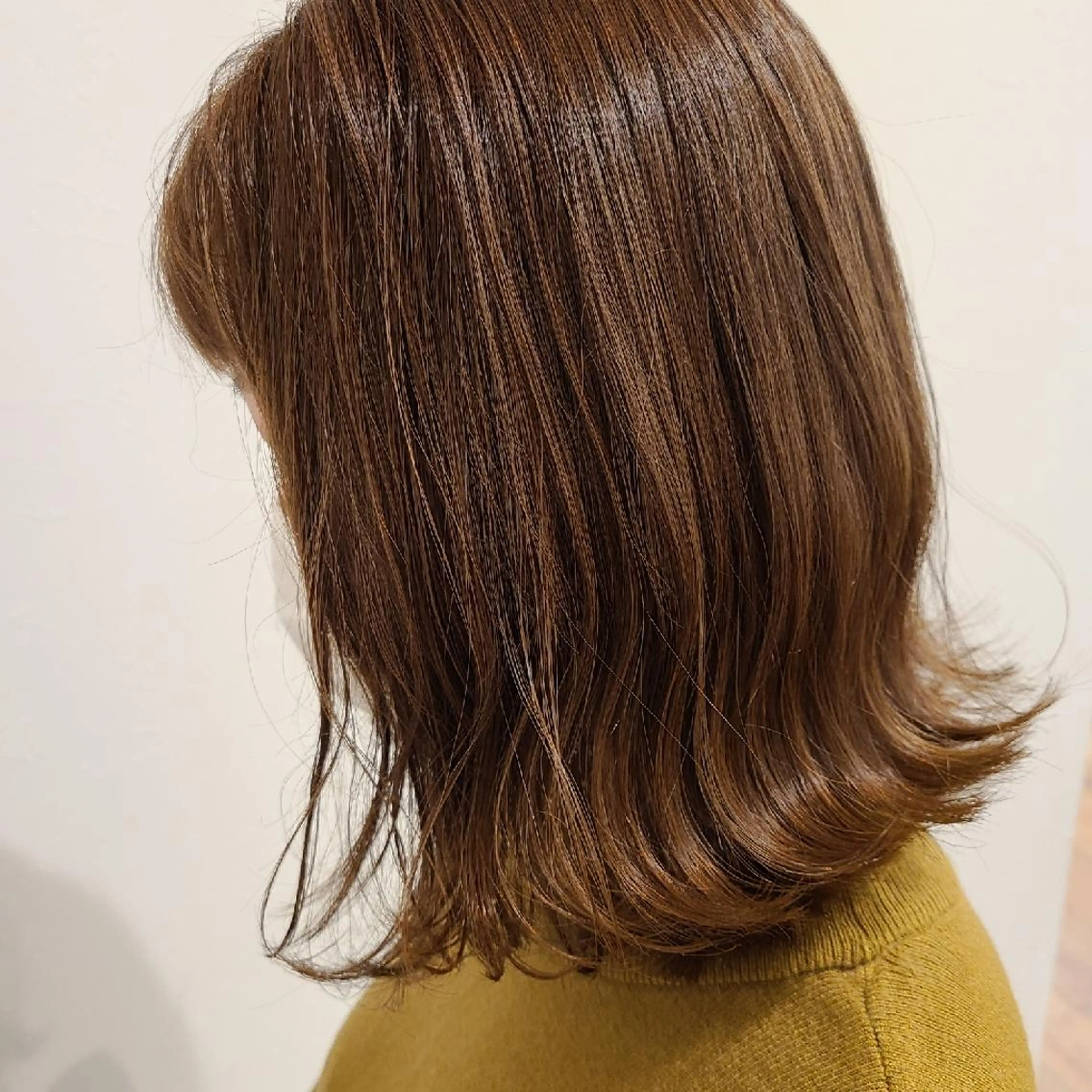ミディアム カラー ベージュカラー オレンジ オレンジベージュ 【ネウィ天王寺 】seiyaのヘアスタイル