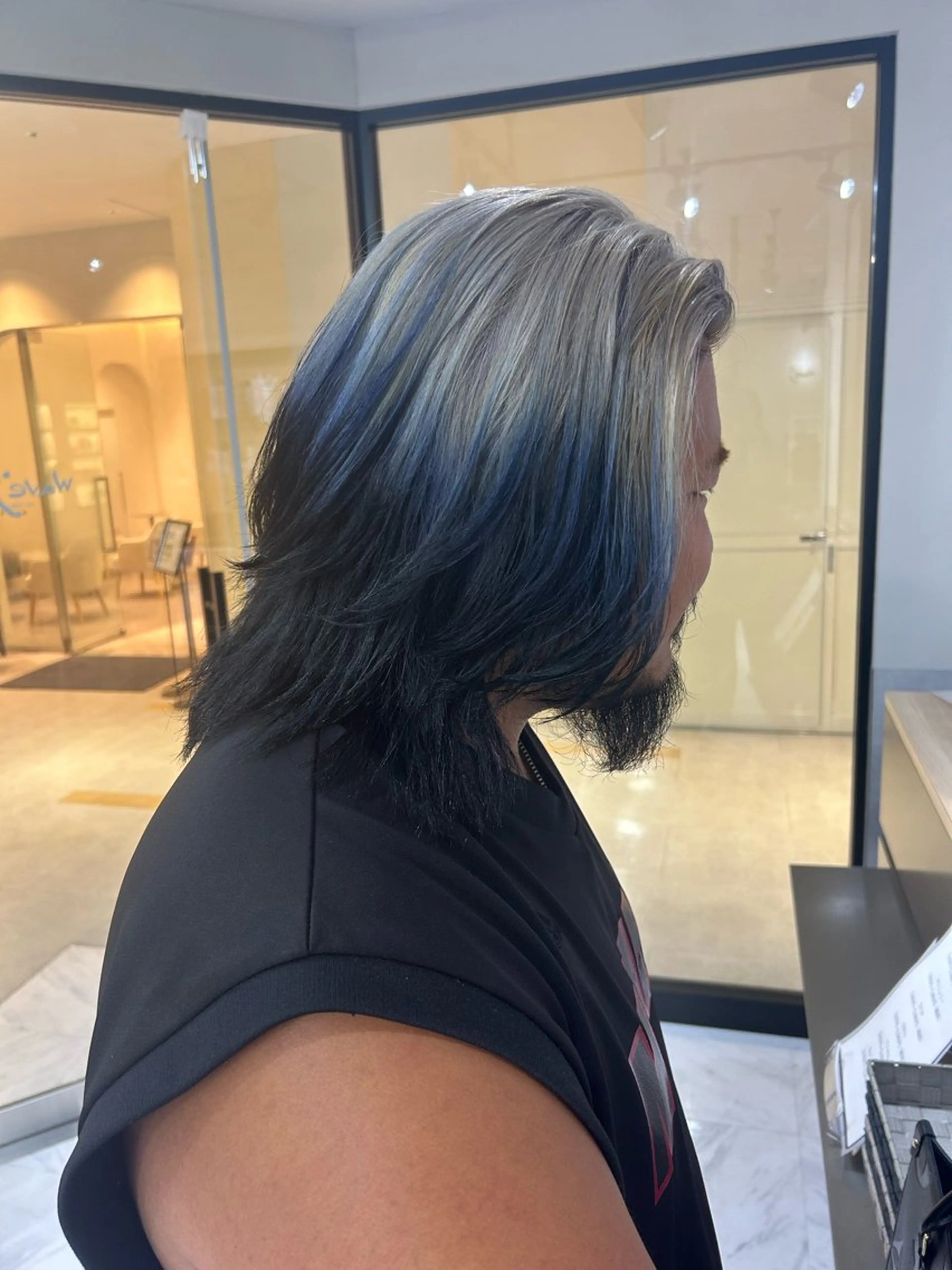 ミディアム カラー メンズ カット ヘアカラー RIKA/ 大宮のヘアスタイル