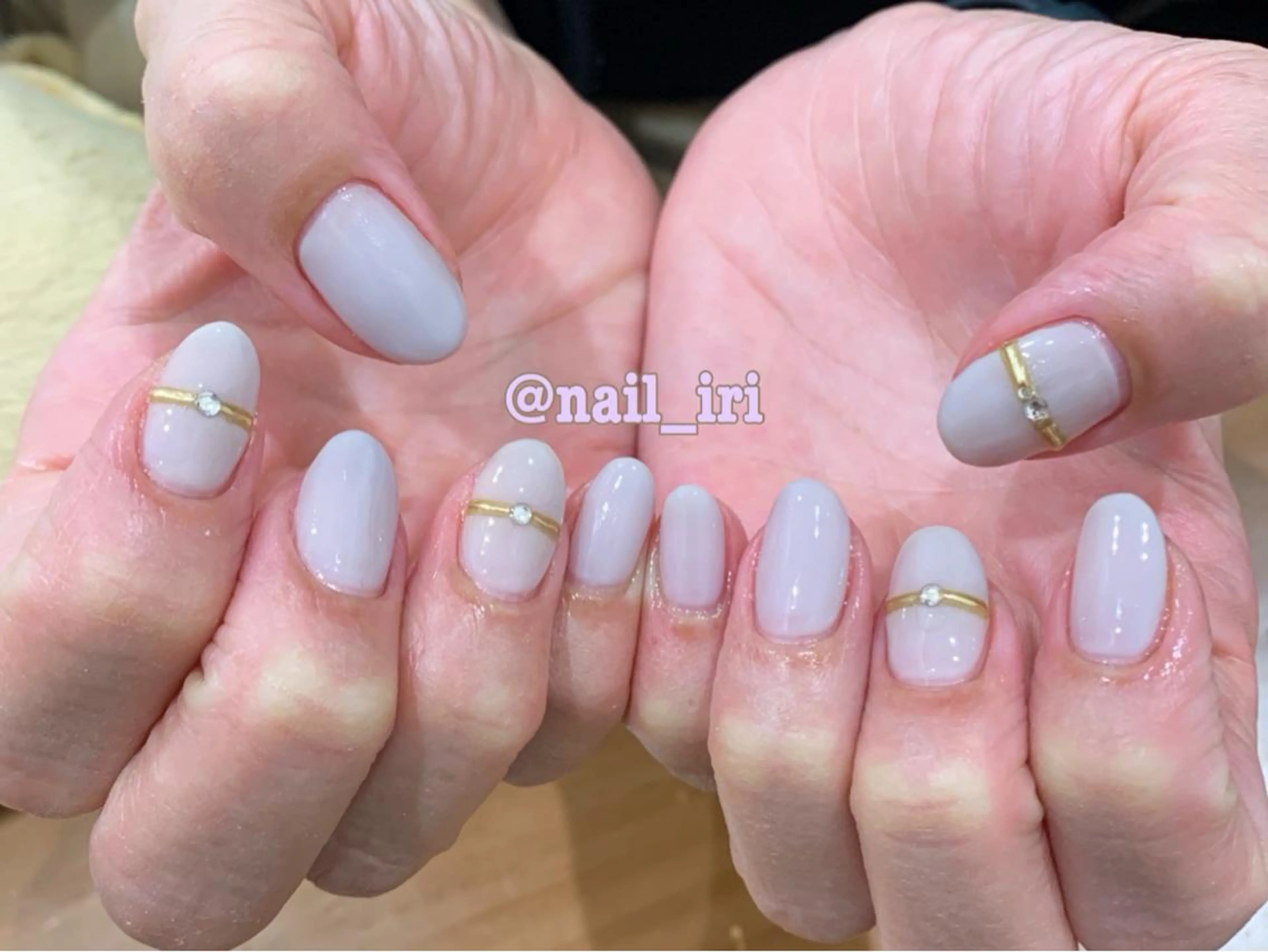 ネイル アートネイル ジェルネイル ワンカラーネイル ハンドネイル 中川 愛理のネイルデザイン