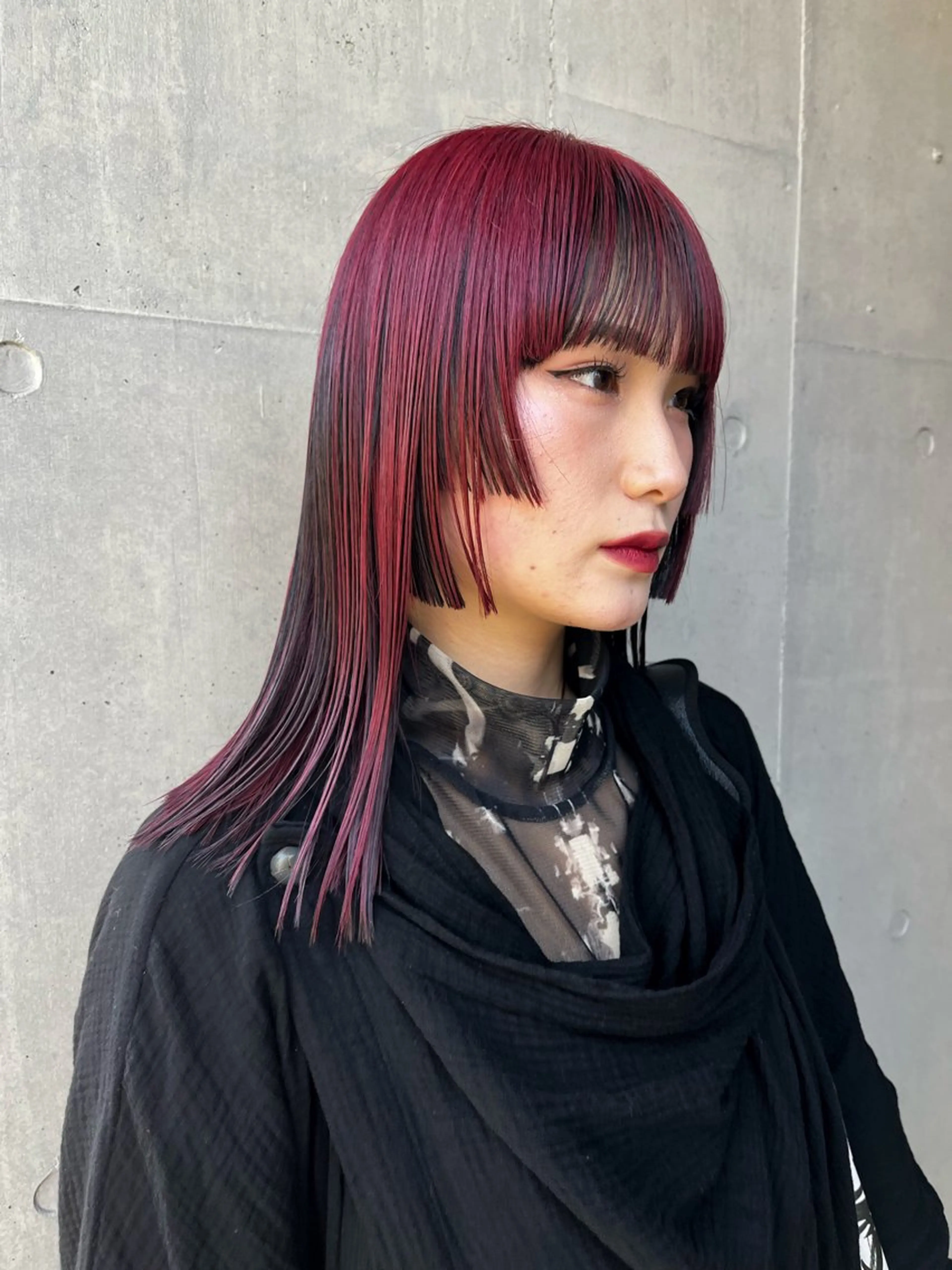 ミディアム カット ヘアカラー ハイトーンNo.1✨ パーマ✨イマイタツヤのヘアスタイル