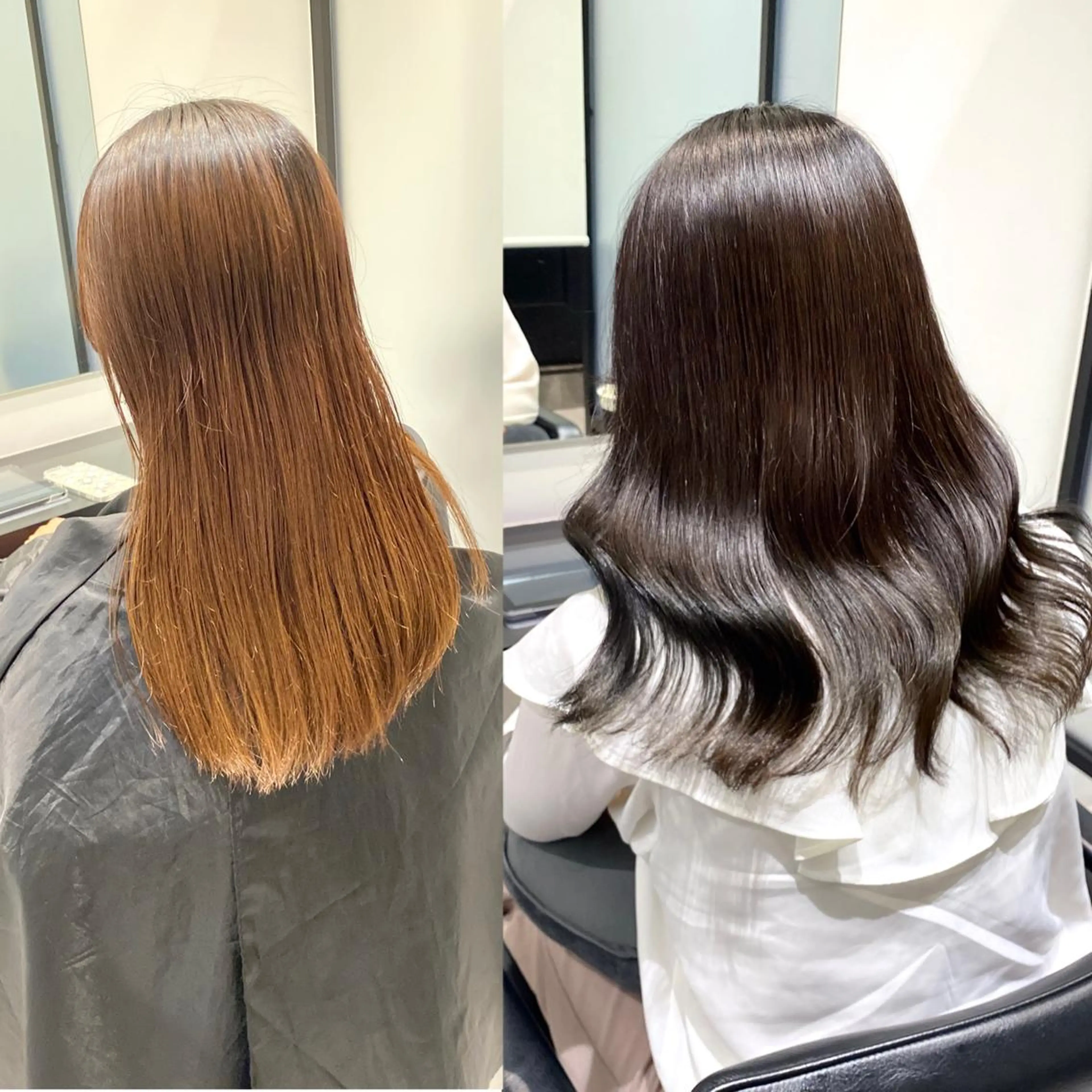 セミロング カラー パーマ ヘアアレンジ 絹髪質感TR💫 レイヤーカット/熊澤のヘアスタイル