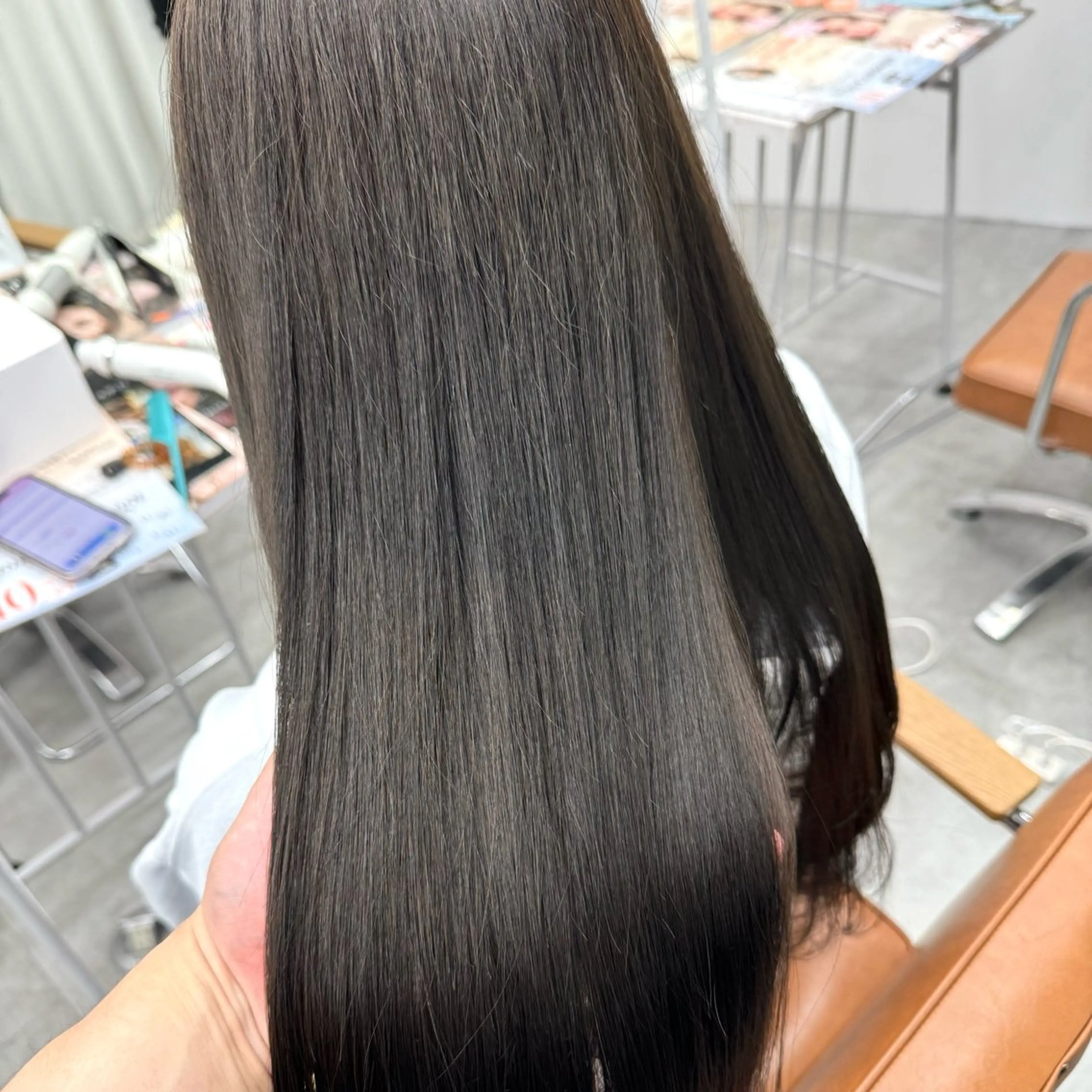 ロング カラー ヘアアレンジ ブリーチなしカラー /新百合ヶ丘/安形翔のヘアスタイル