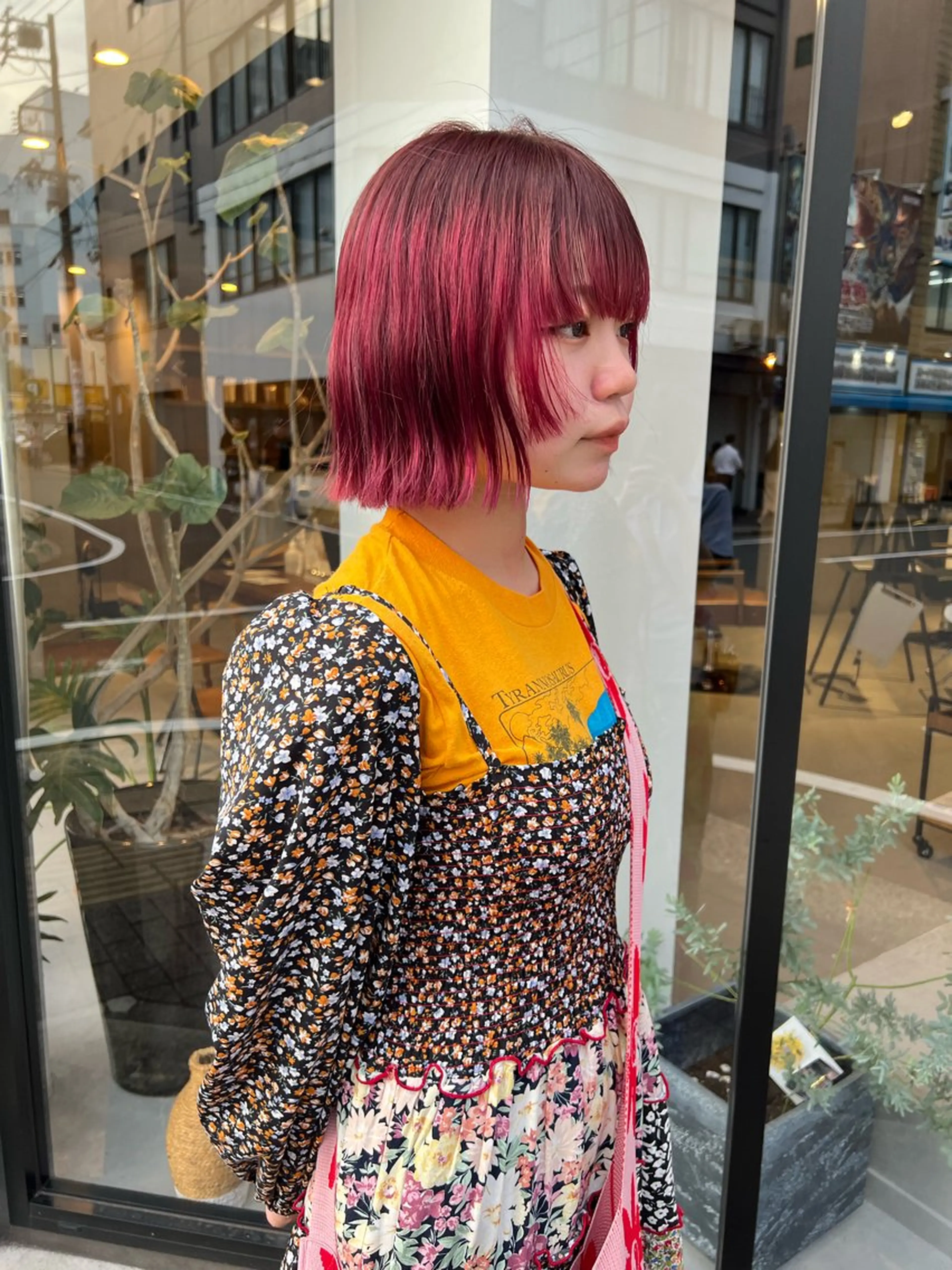 ミディアム saki / ボブ /レイヤーのヘアスタイル