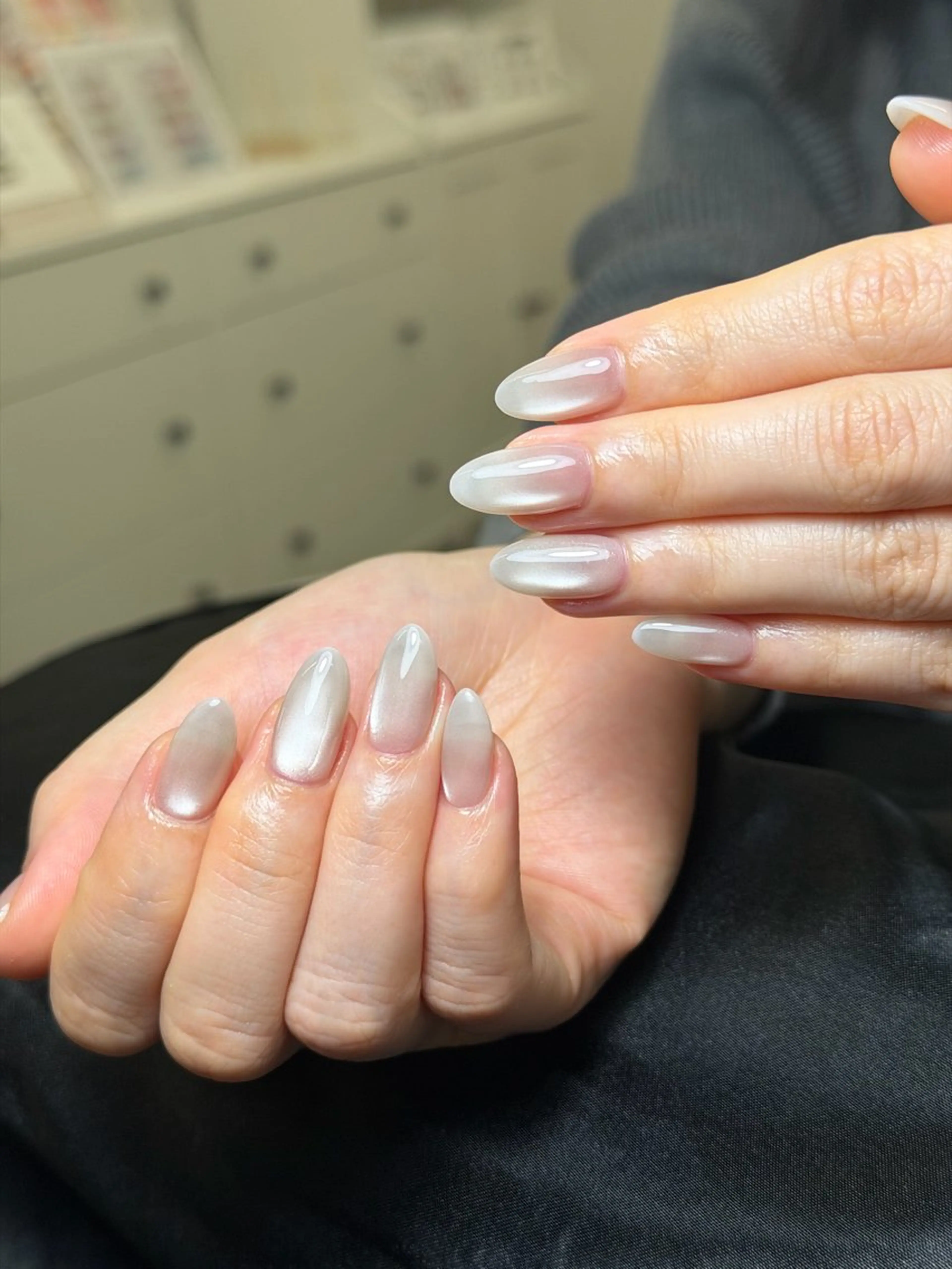 ネイル 韓国ネイル 持ち込み ニュアンスネイル ワンホンネイル ハンドネイル Mio Nailのネイルデザイン
