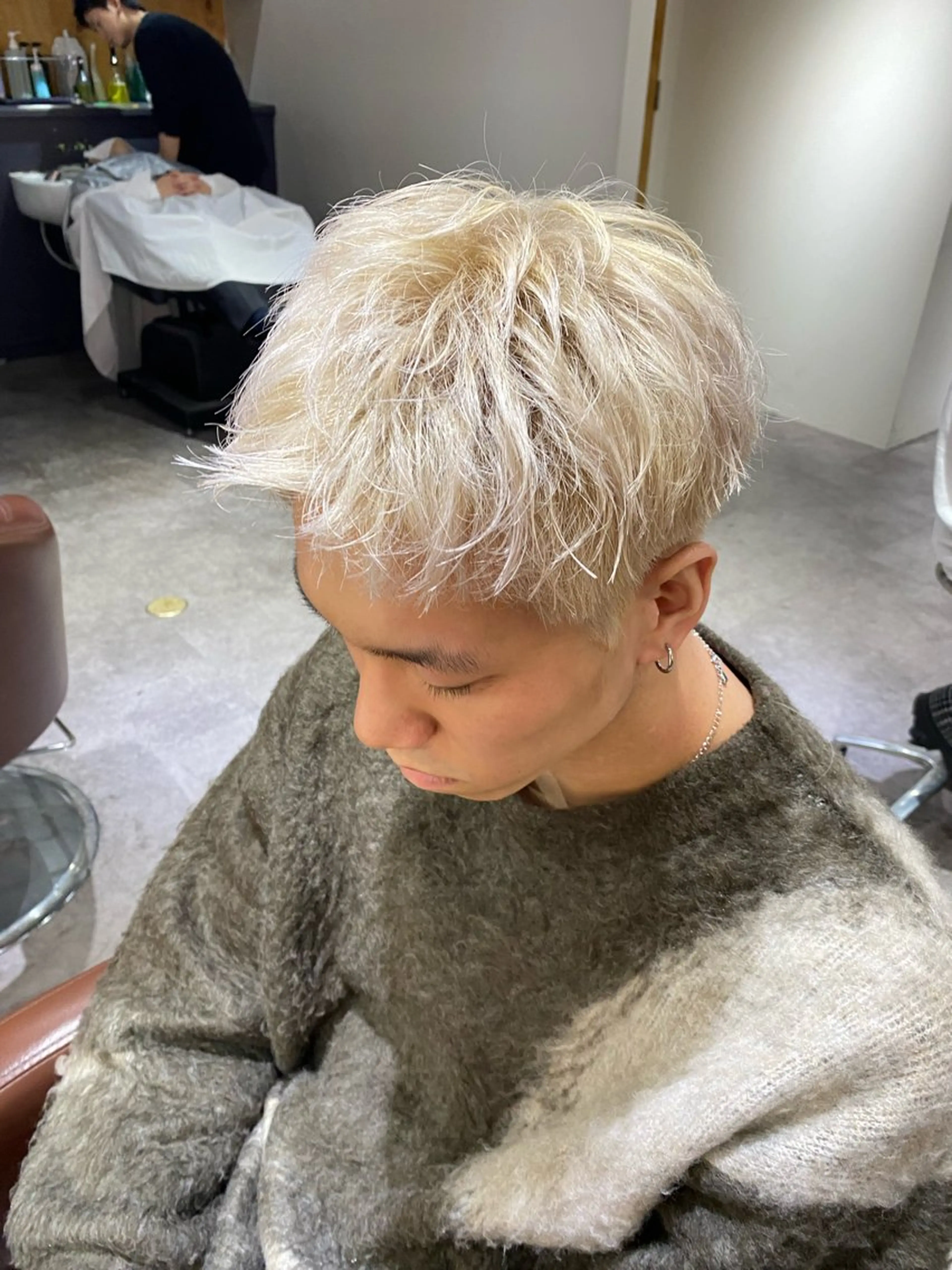 カラー メンズ カット ヘアカラー ヘアセット メンズブリーチカラー /パーマ ごーた立川のヘアスタイル