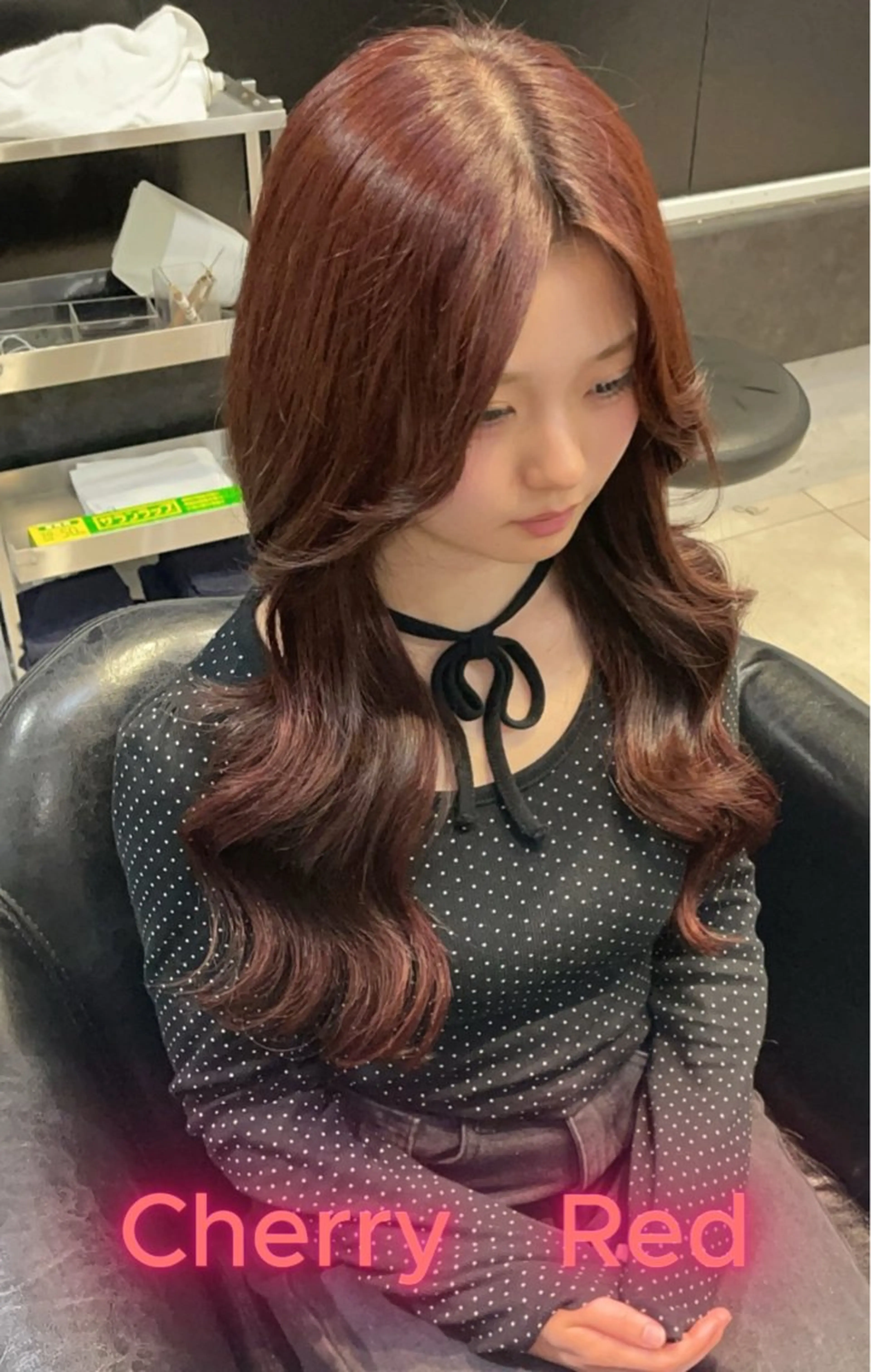 ロング プルエクステ エクステ 韓国風ヘア ワンホンヘア Fi-Ne原宿/ プルエクステ/そらのヘアスタイル