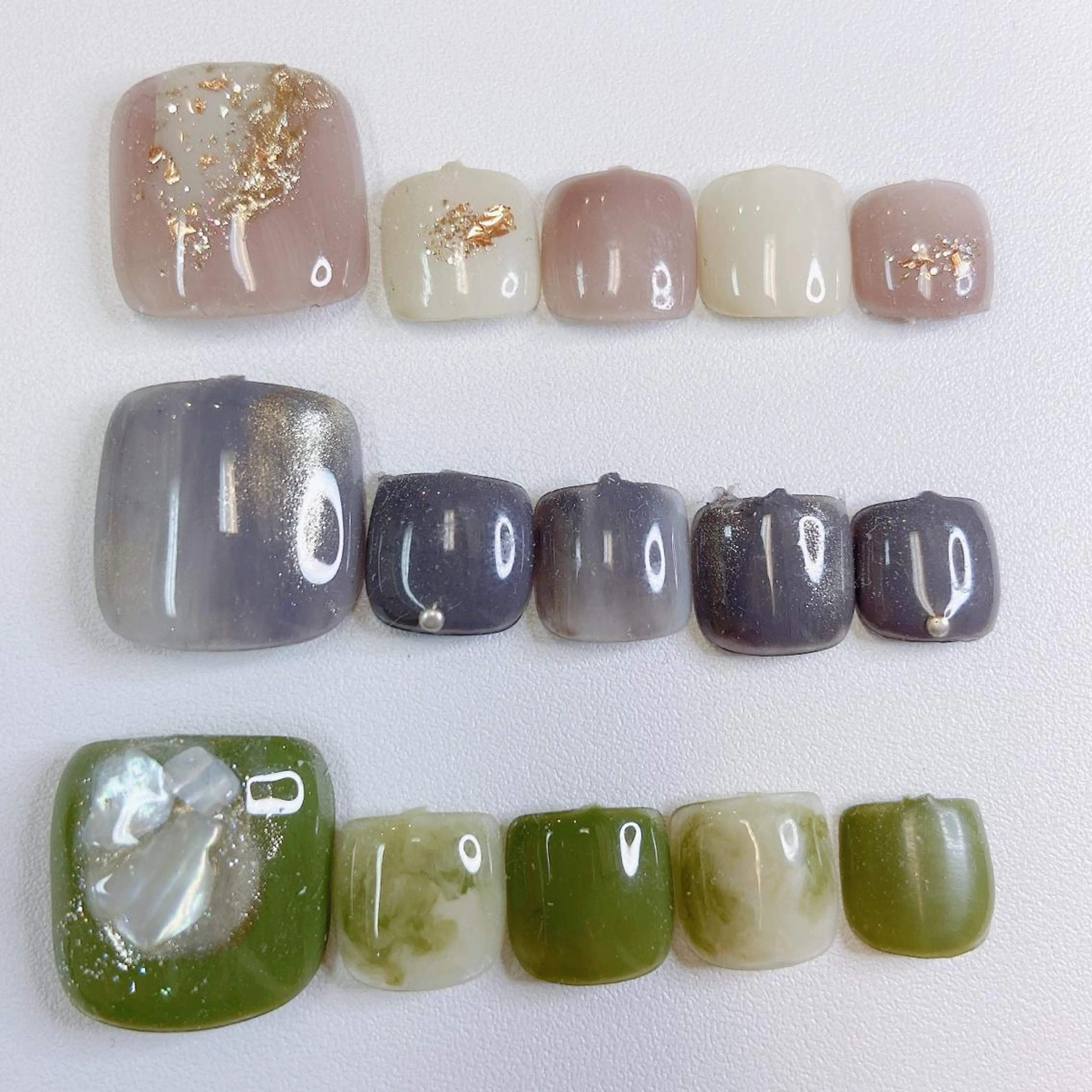 ネイル フットネイル シンプルネイル 402❤︎ Hikariのネイルデザイン