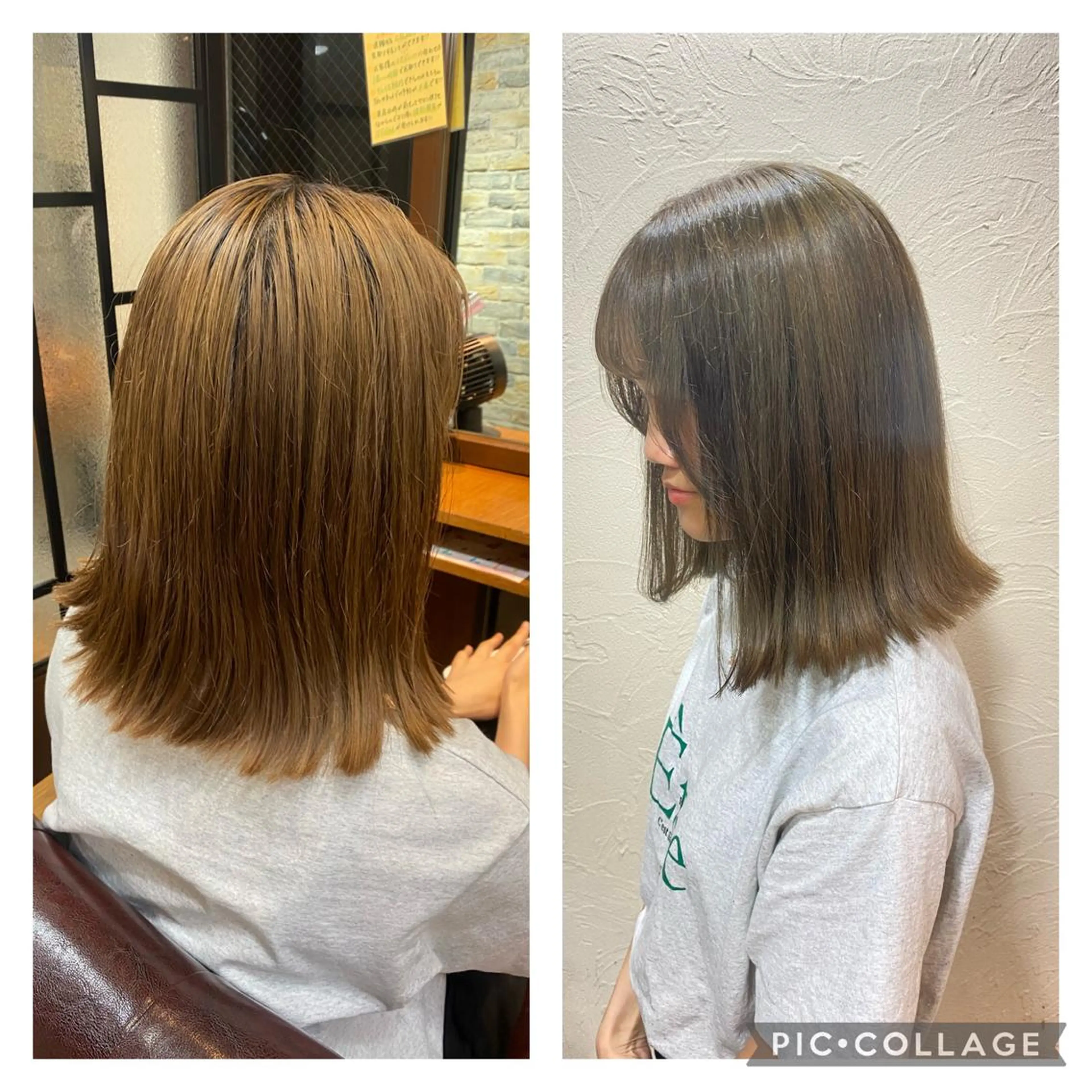 ミディアム 暖色カラー🍒🌷 hitomiのヘアスタイル