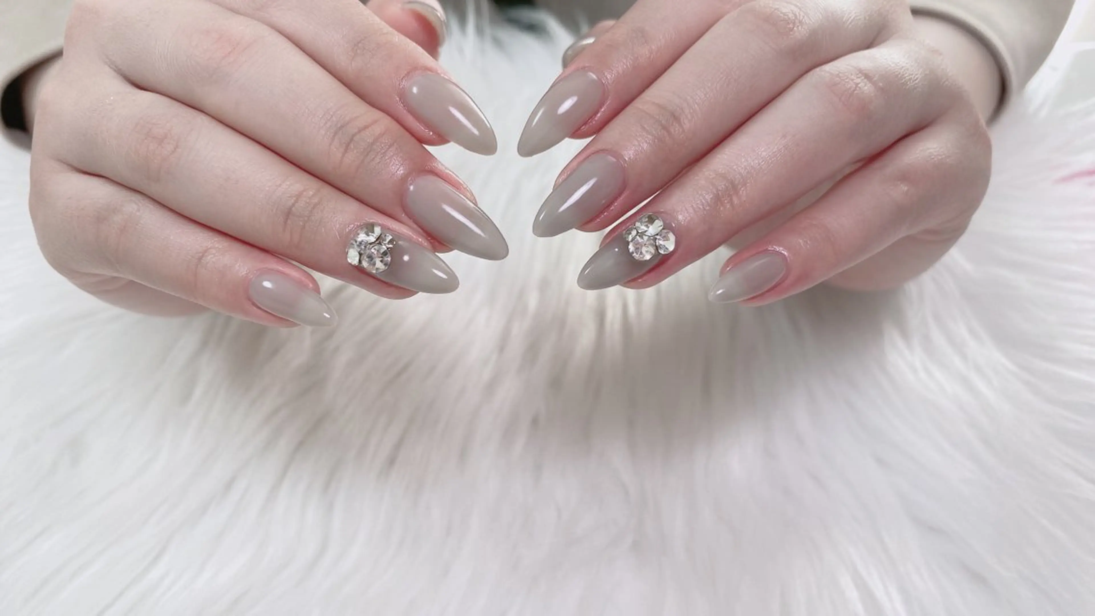 ネイル ハンドネイル オーシャン スカルプネイルサロンのネイルデザイン