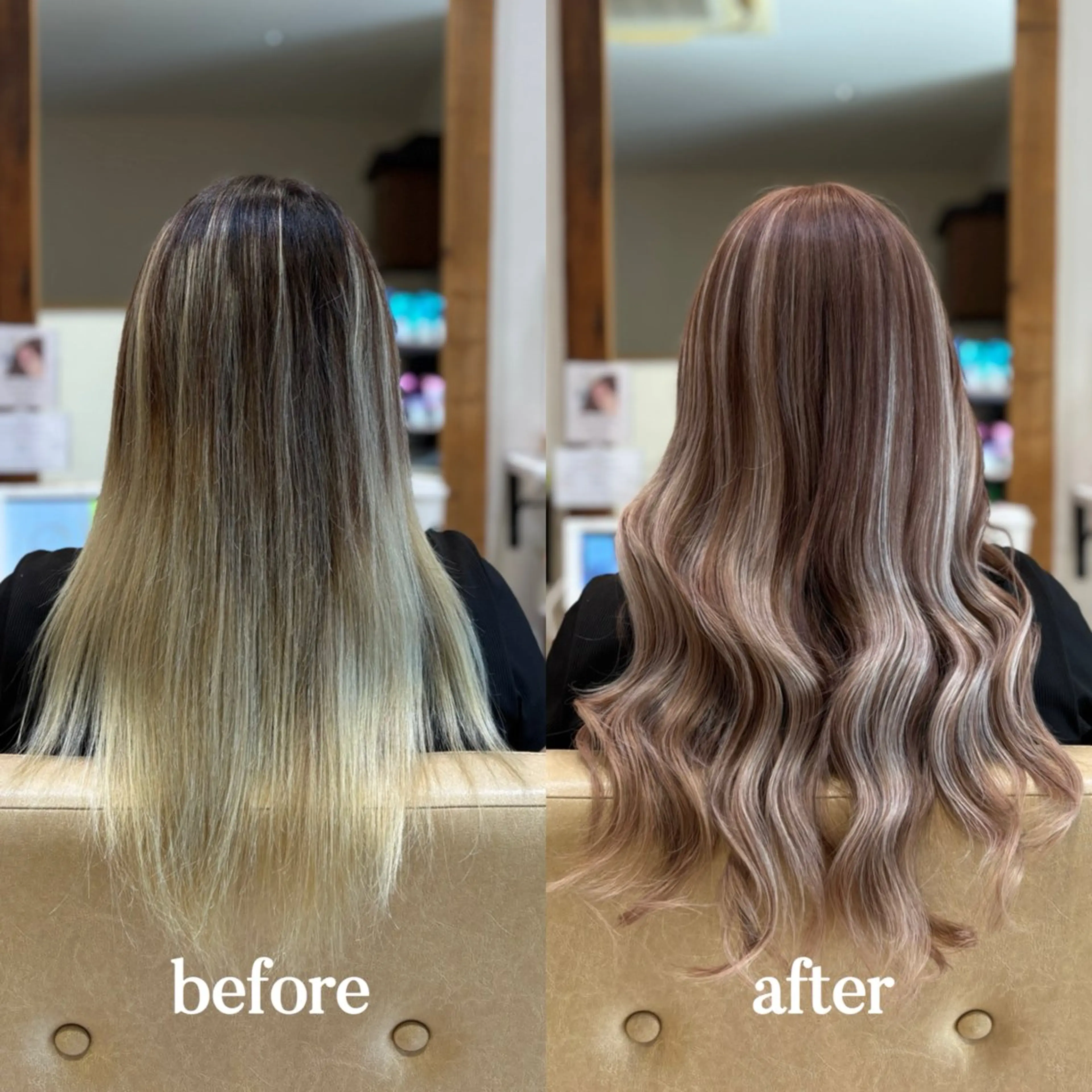 エクステ 𝐲𝐮𝐮𝐦𝐢 エクステ/ 艶カラーのヘアスタイル