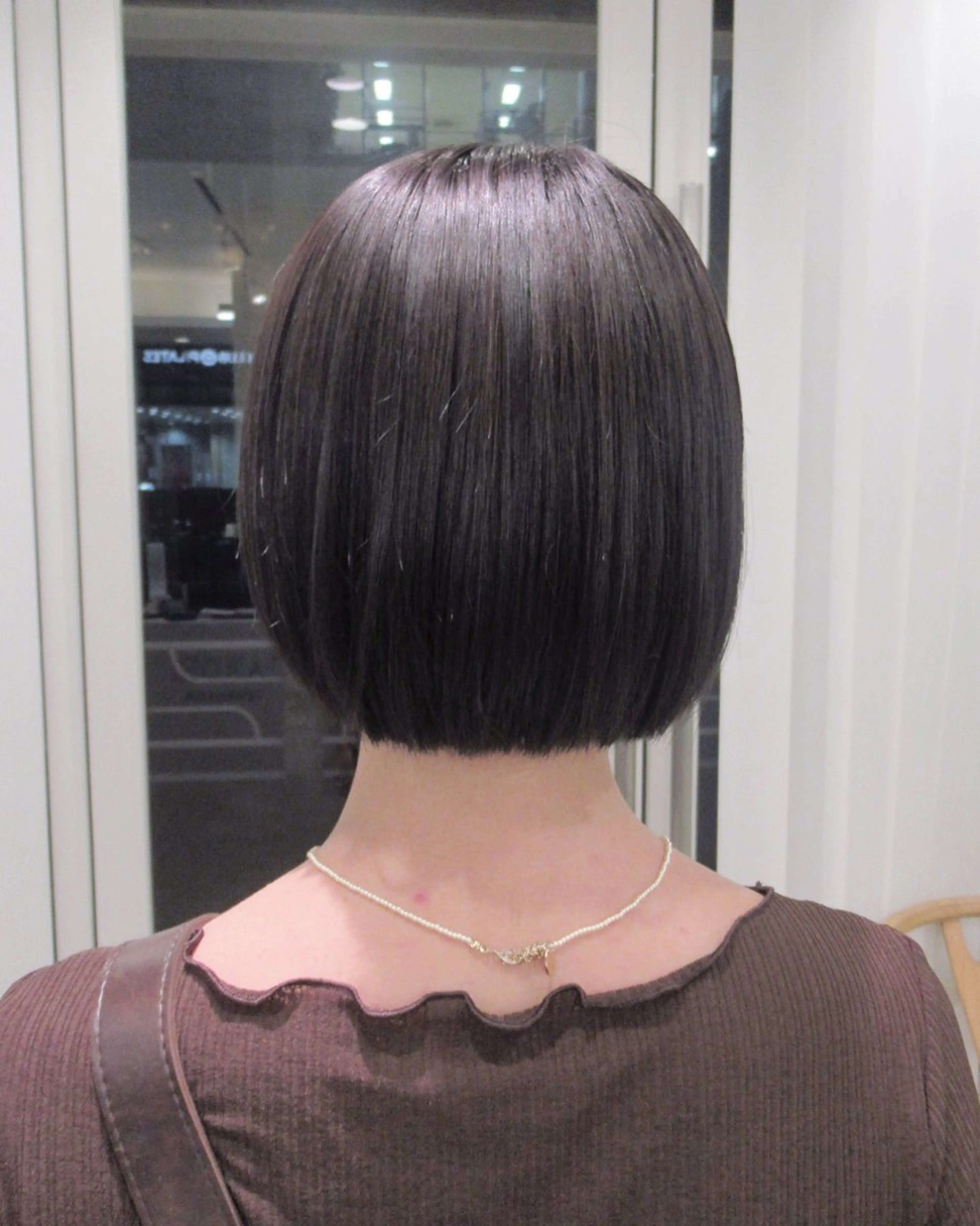 ミディアム ボブ トリートメント 艶カラー/透明感 /ヒグチアオイのヘアスタイル