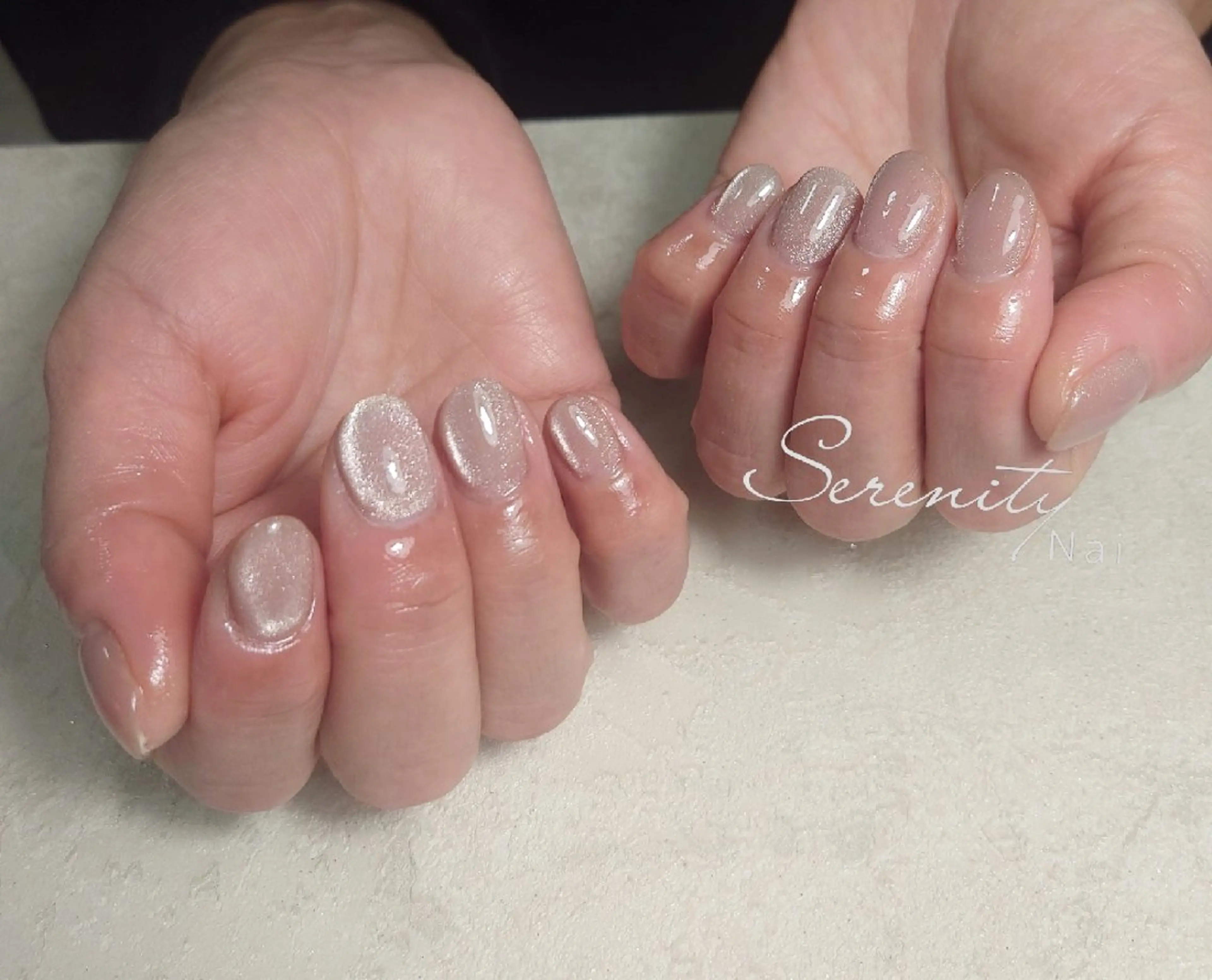 ネイル マグネットネイル マグネットワンカラー ワンカラーネイル nail  serenityのネイルデザイン