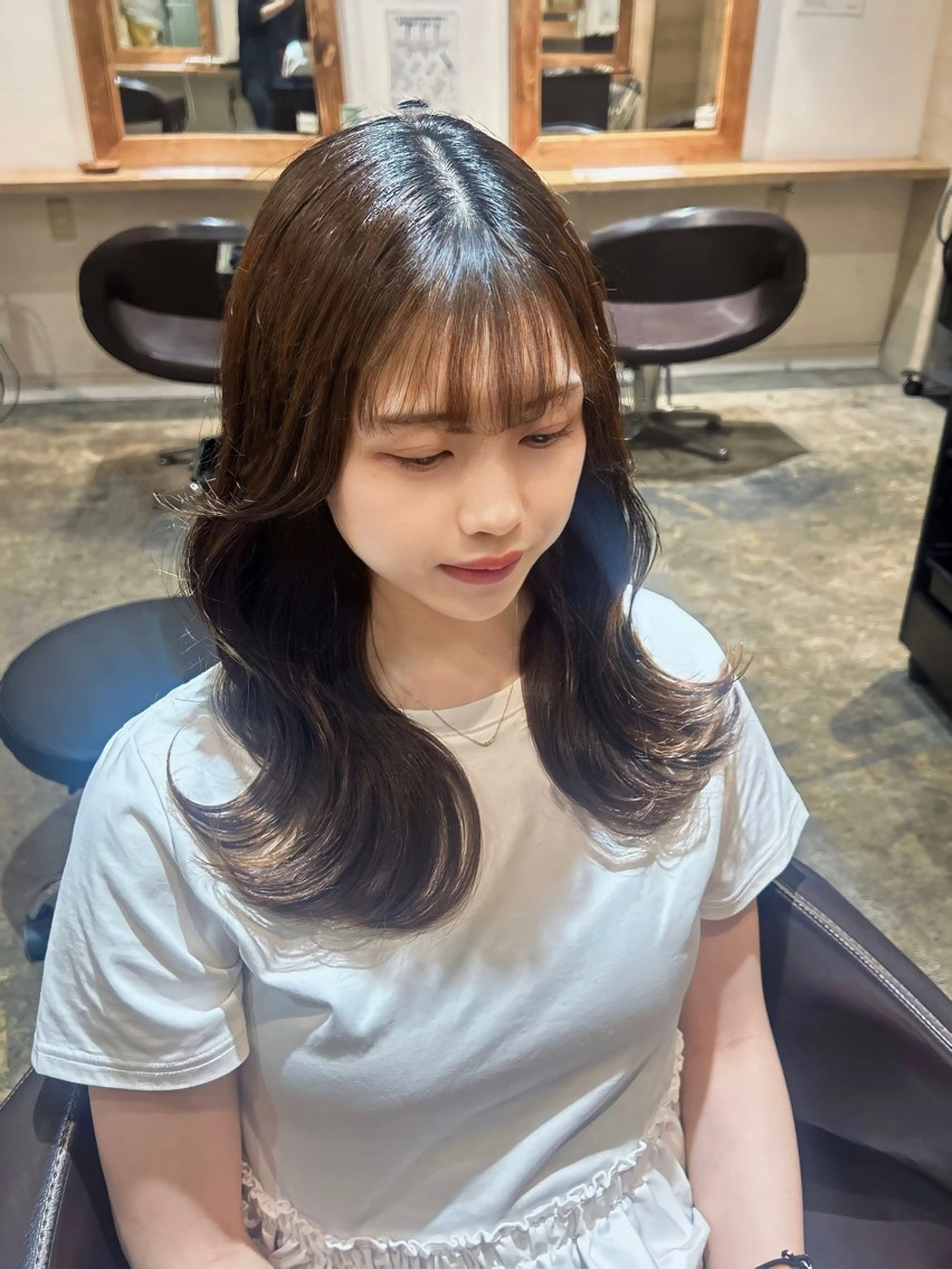 ロング カラー 店長✨髪質改善✖️ 透明感カラー／純大のヘアスタイル