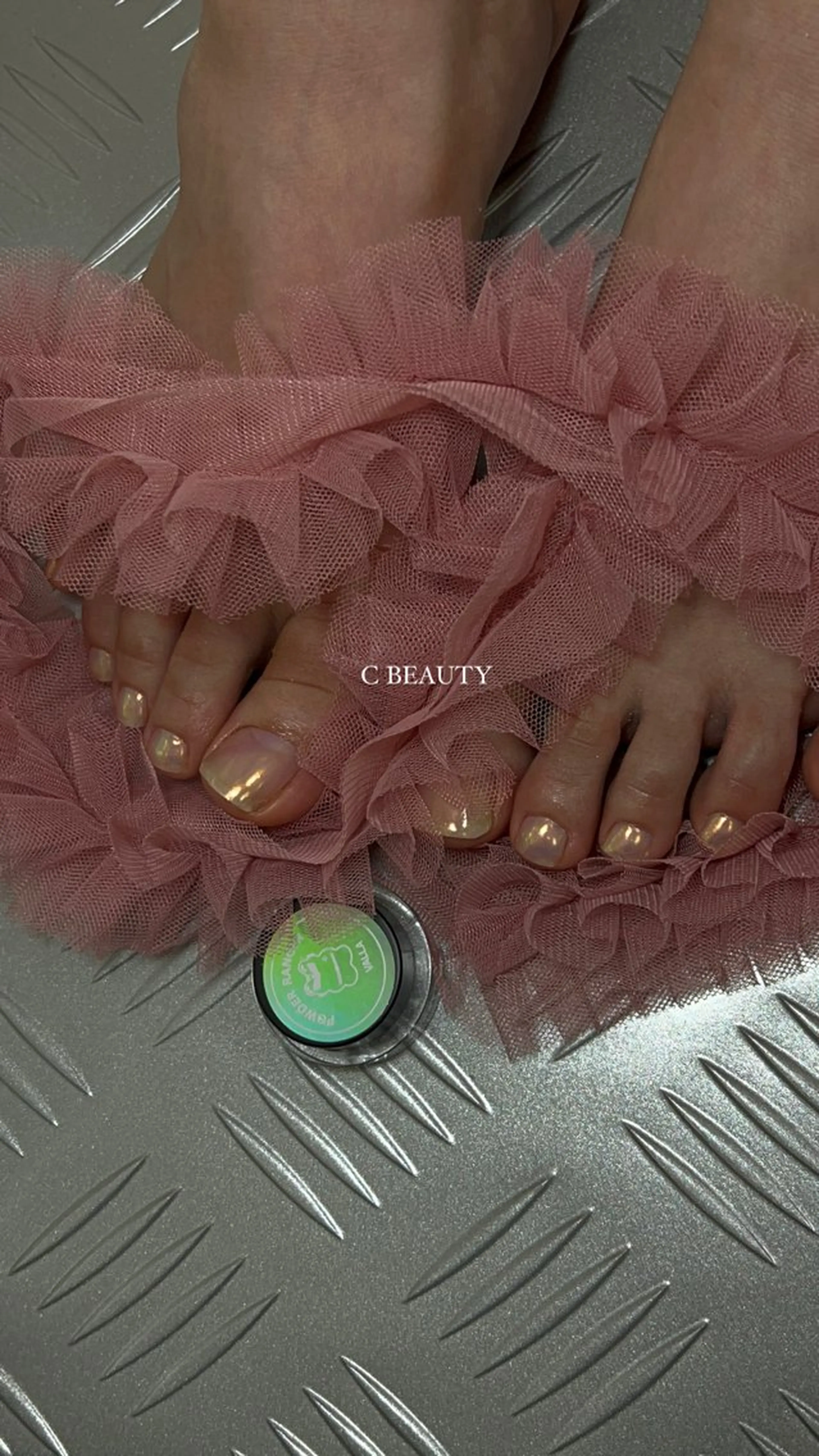 ネイル オーロラネイル クリアネイル C BEAUTY／ KAEDEのネイルデザイン