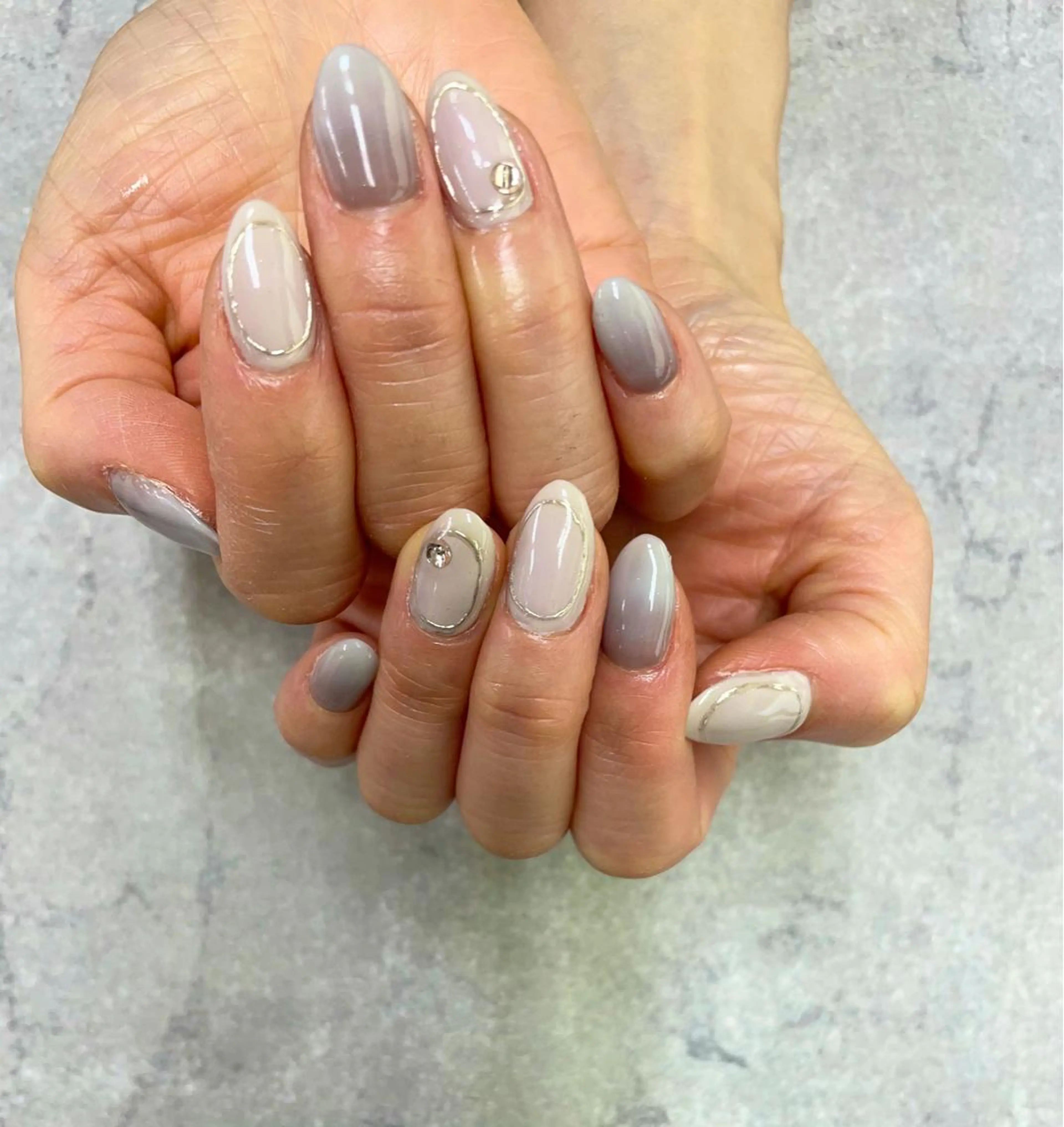 ネイル ミラーネイル ハンドネイル ハンドケア FASTNAIL PLUS 新宿店のネイルデザイン