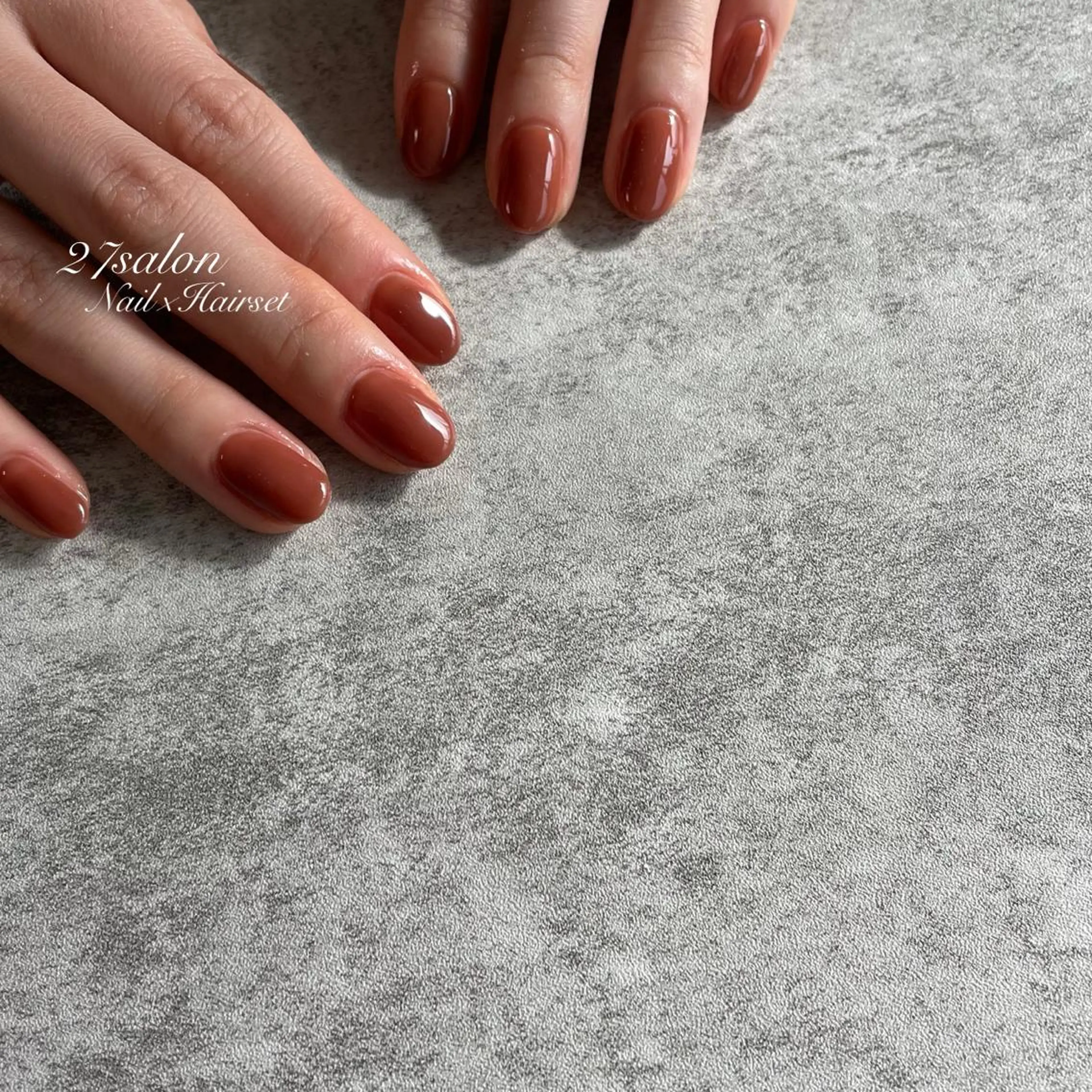 ネイル ワンカラーネイル 27salon yuinaのネイルデザイン