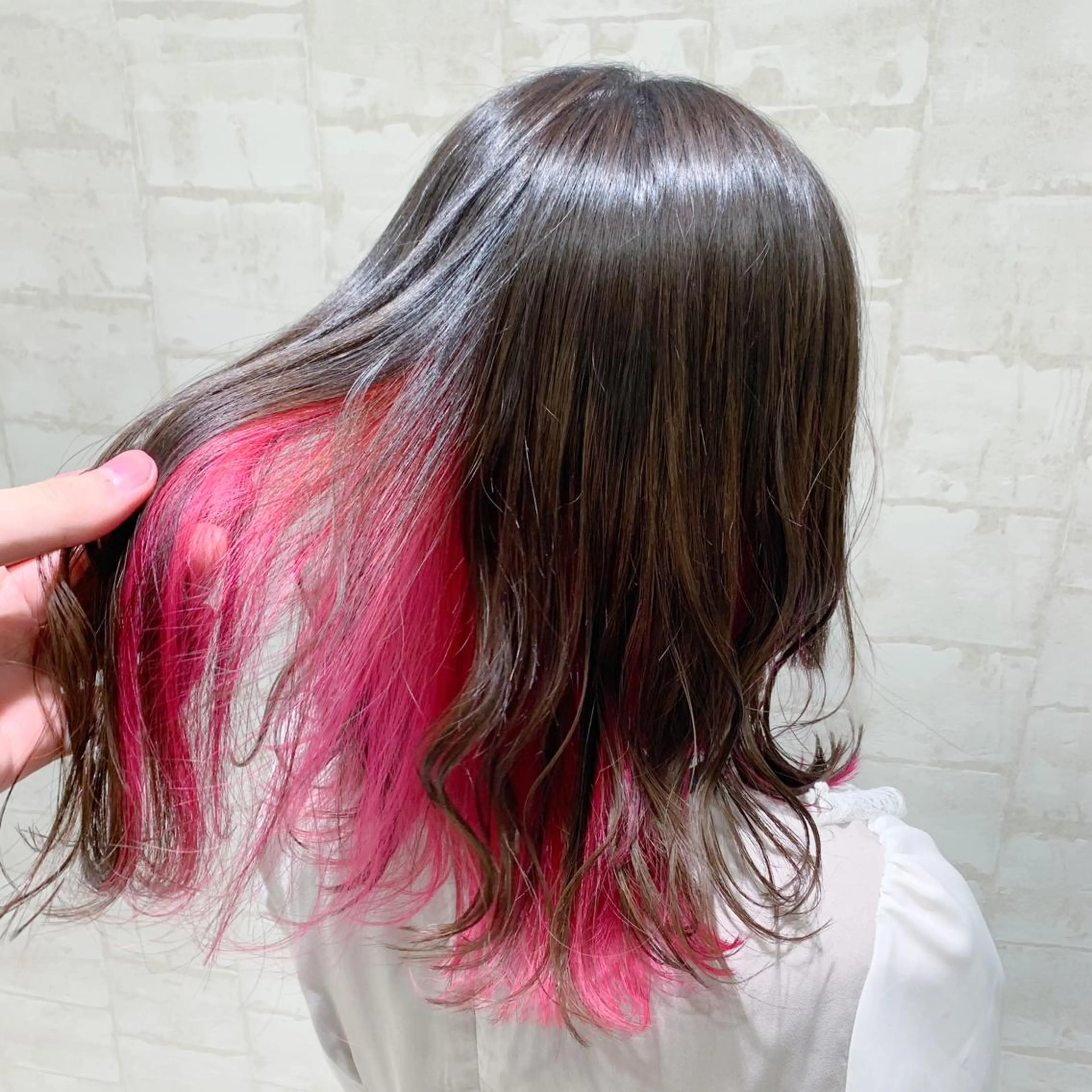 ミディアム カラー カット ヘアカラー 髪質改善トリート メント/川田のヘアスタイル