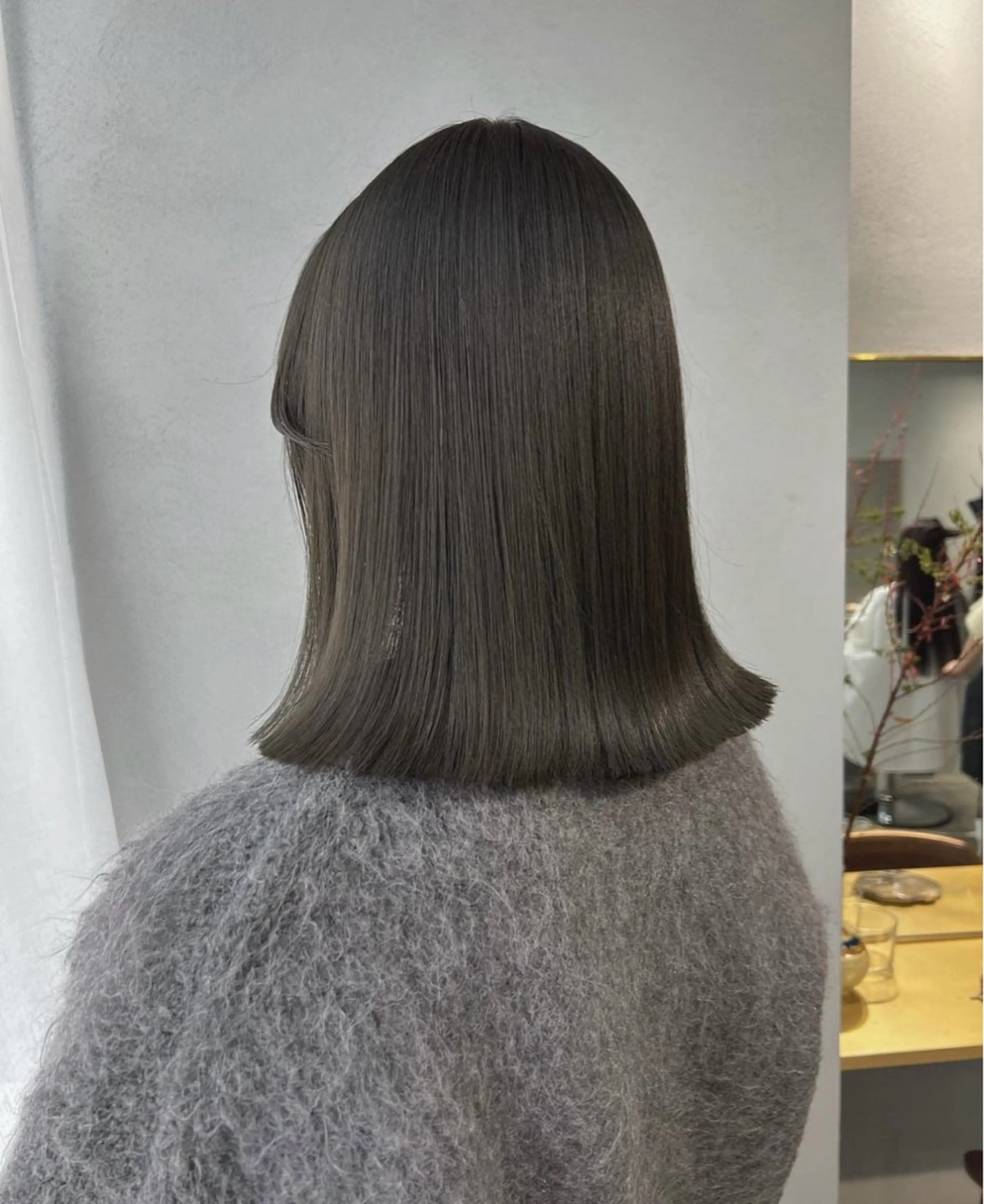 ミディアム カラー ブリーチ 透明感カラー ダブルカラー ブリーチなしカラー ショートカット/ レイヤー/齋藤大貴のヘアスタイル