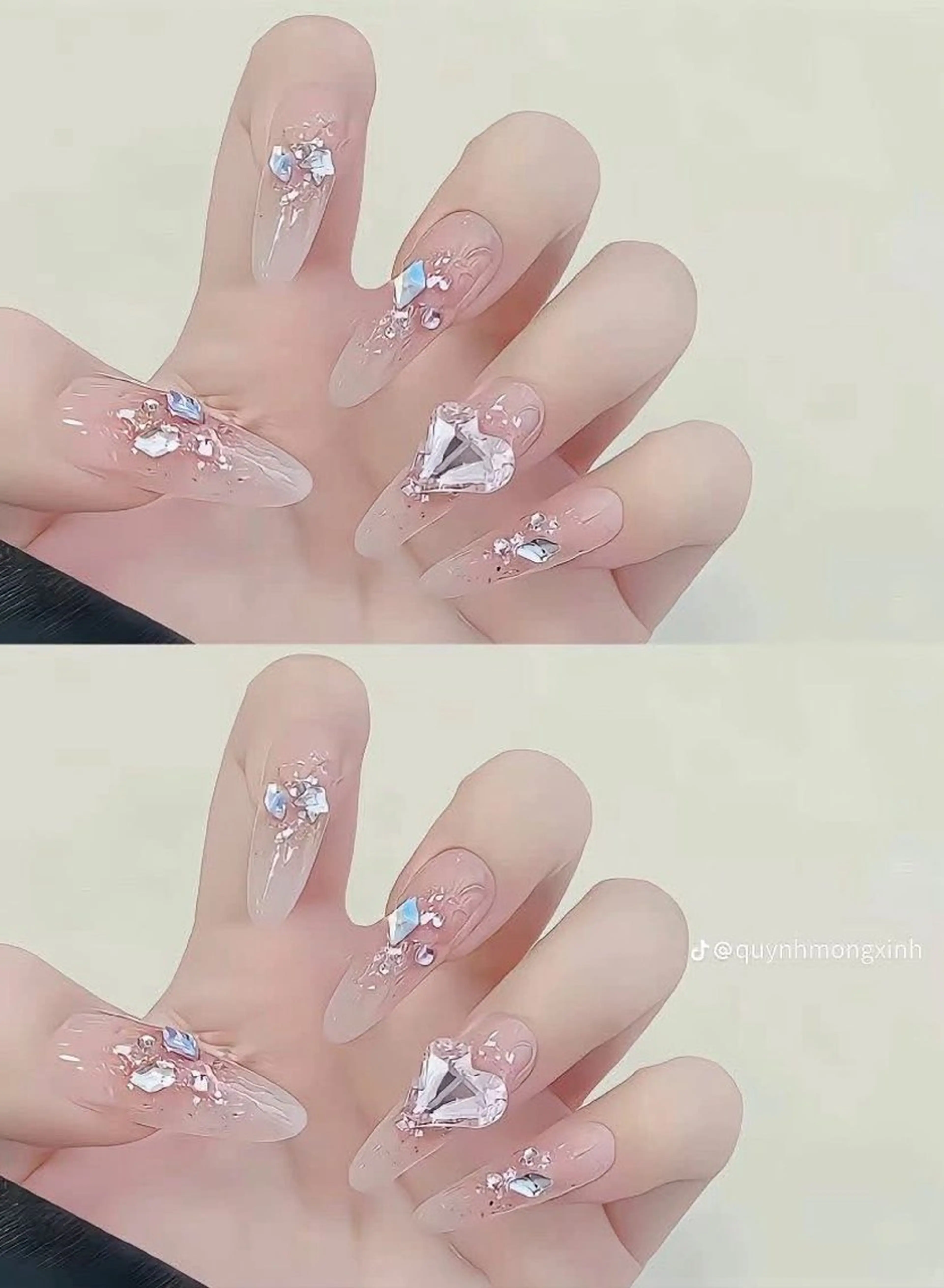 ネイル 韓国ネイル 持ち込み ニュアンスネイル ネイルチップ ROSE ANA CHUO 本川越のネイルデザイン