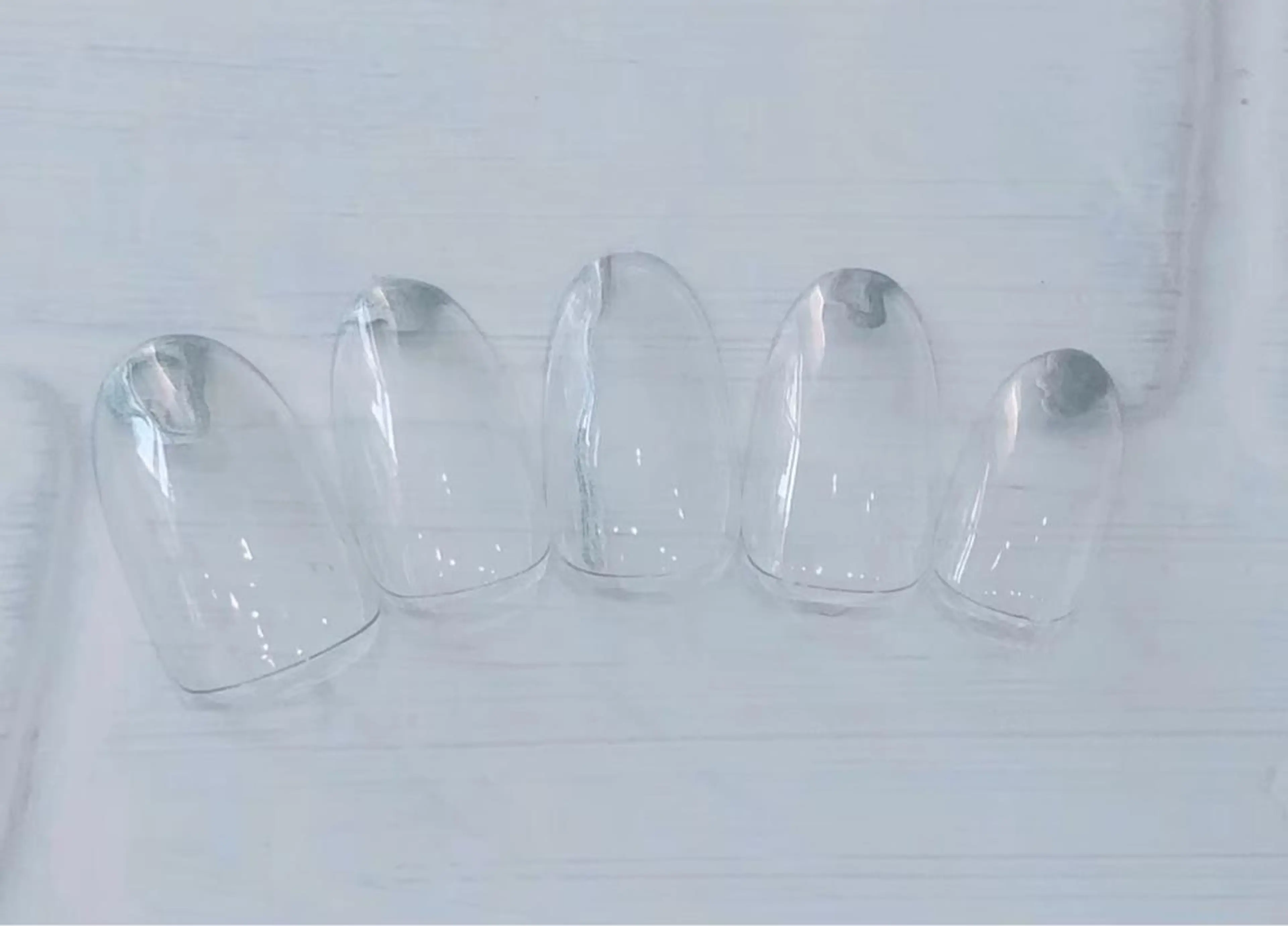 ネイル クリアネイル ニュアンスネイル Laule'a Jr 🎀ネイリスト🎀のネイルデザイン