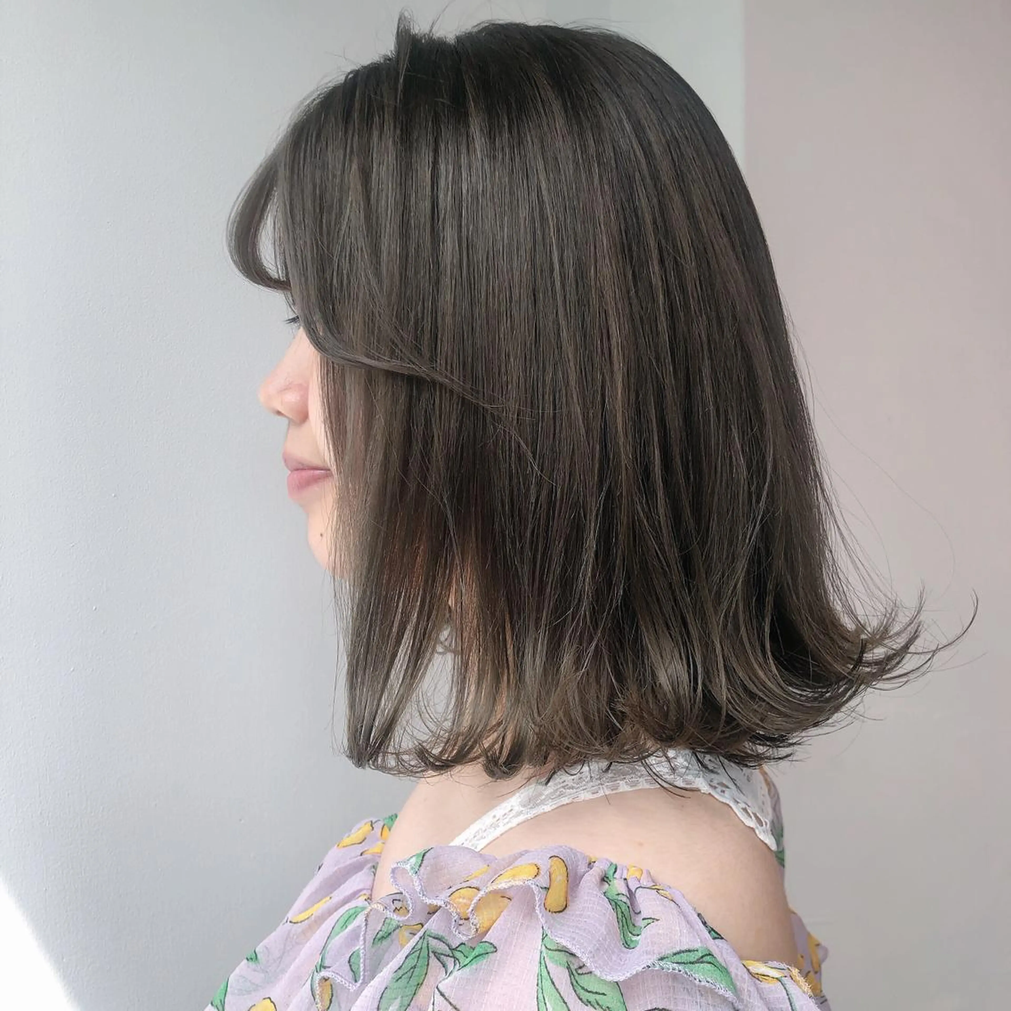 ミディアム カラー 透明感カラー ヘアカラー トリートメント ❤️sai❤️ official❤️のヘアスタイル